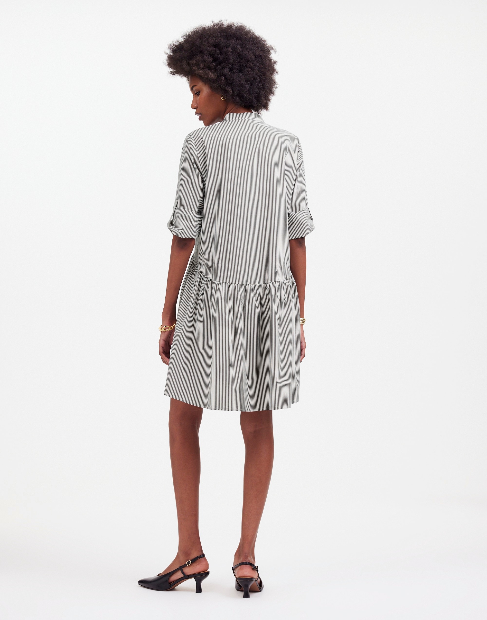 Button-Front Mini Shirtdress | Madewell