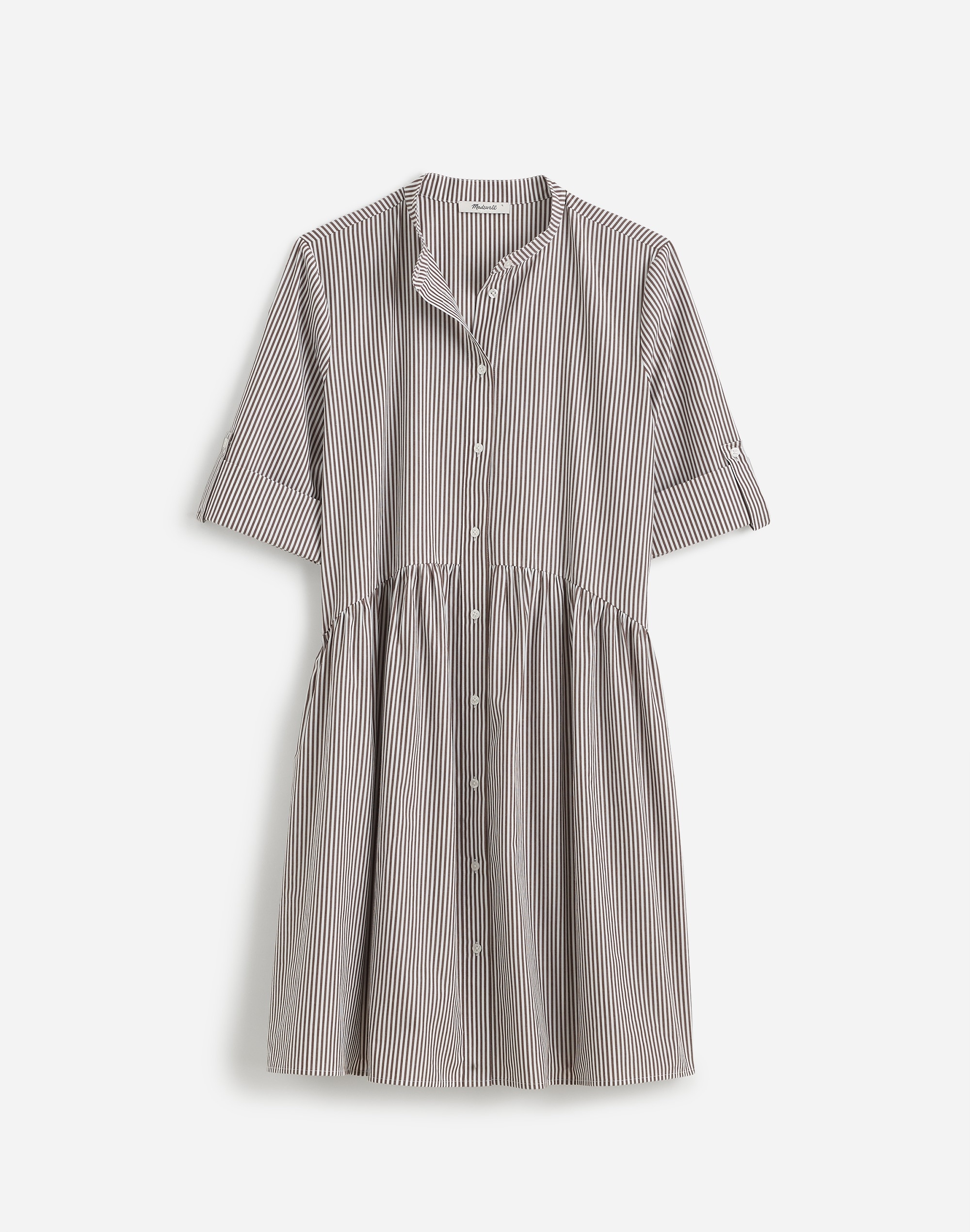 Button-Front Mini Shirtdress | Madewell