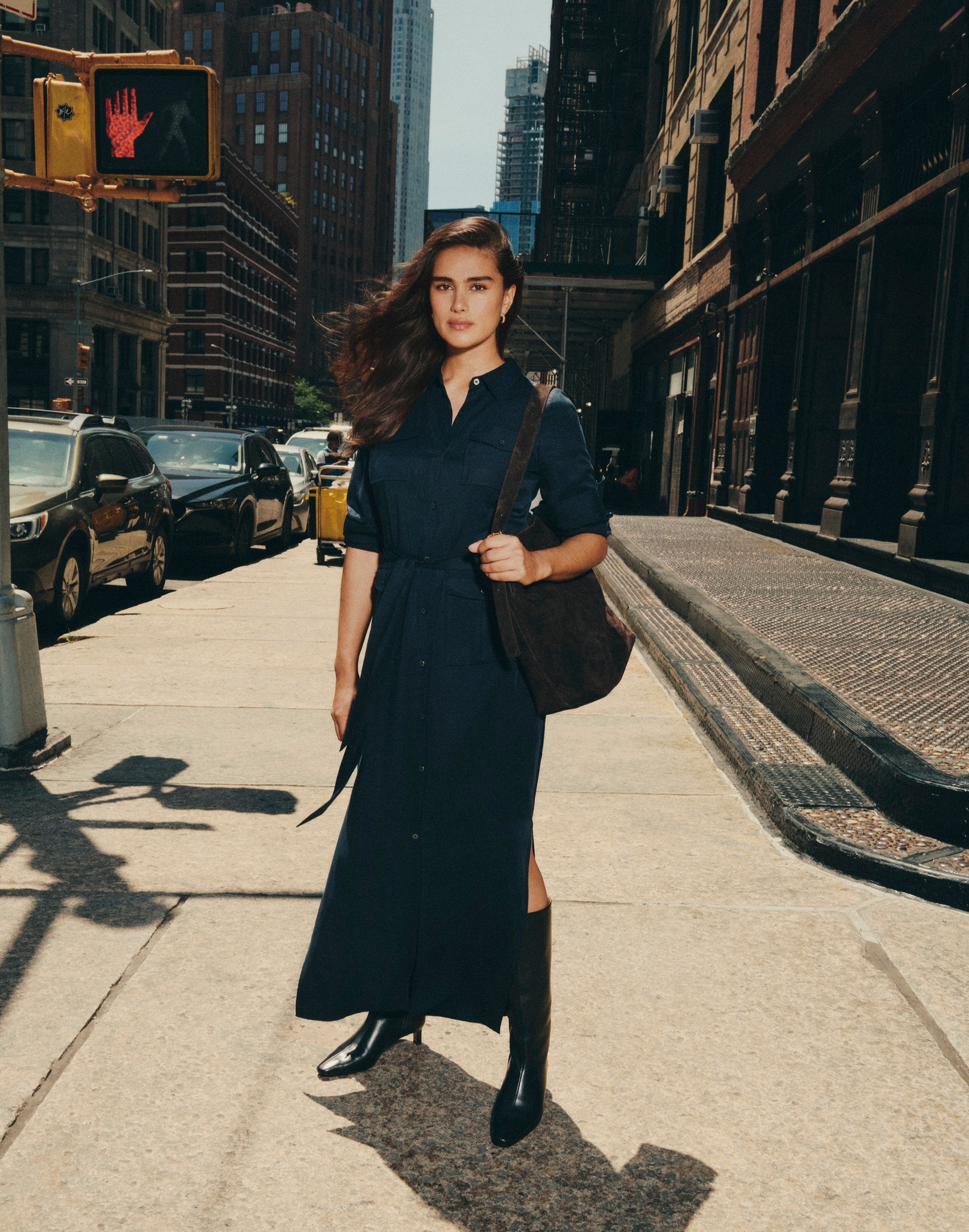 Utility Tie-Waist Maxi Shirtdress | Madewell