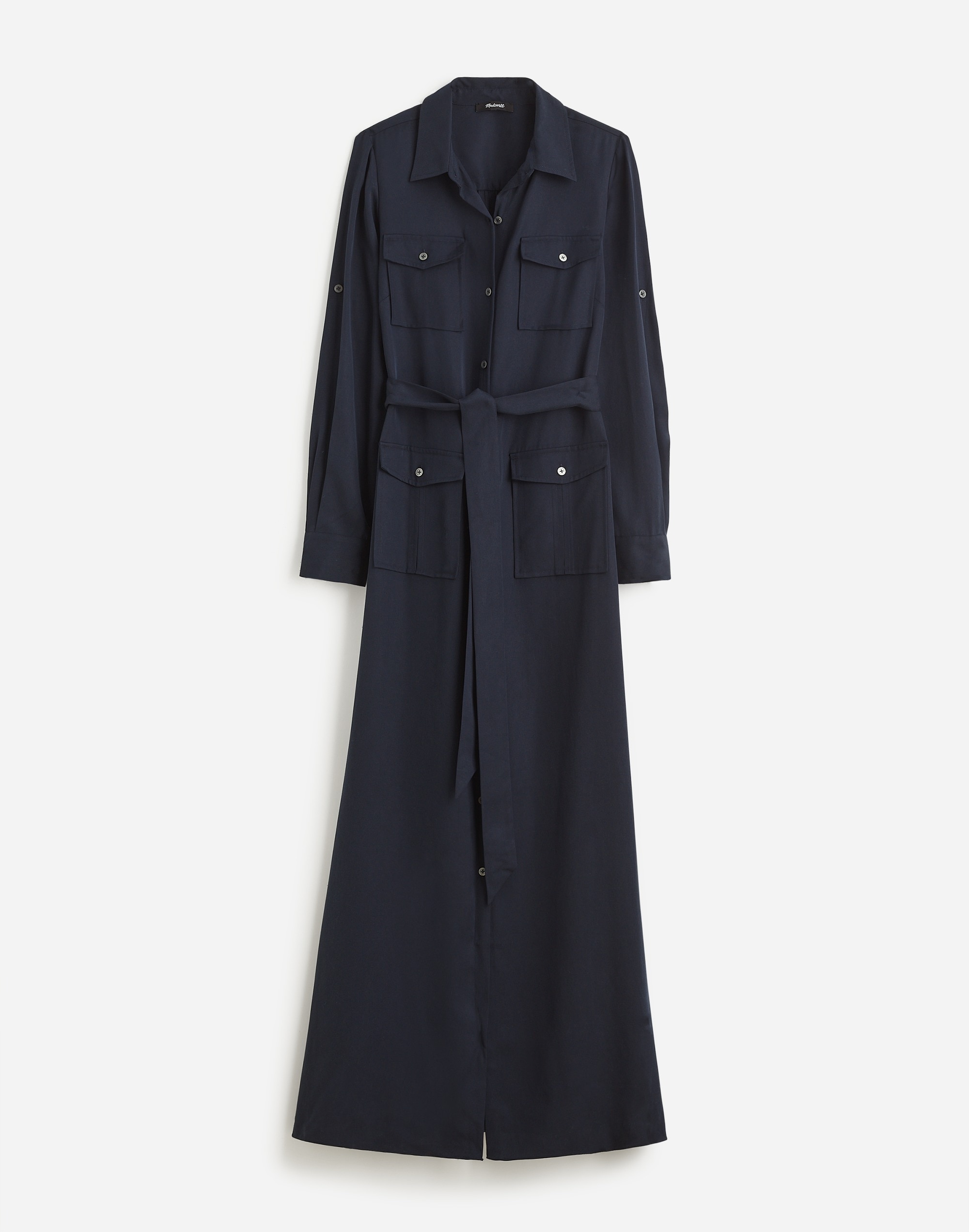 Utility Tie-Waist Maxi Shirtdress | Madewell