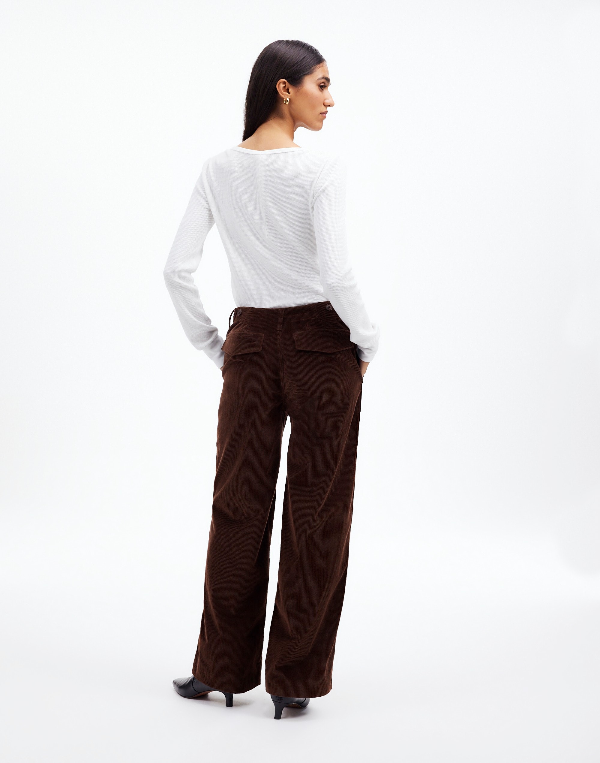 Petite Low-Slung Baggy Utility Pants Corduroy | Madewell