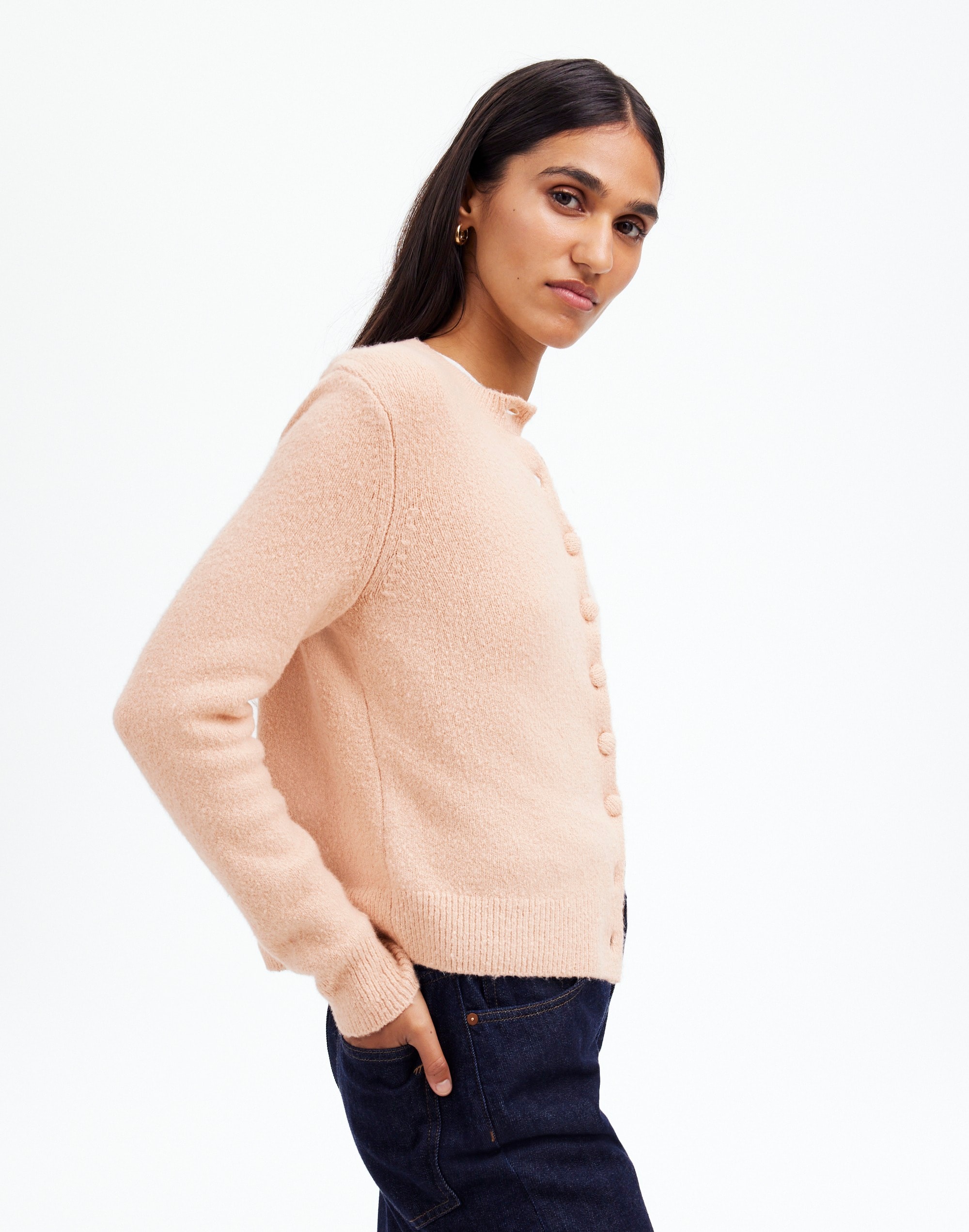 Cotton-Blend Cardigan | Madewell