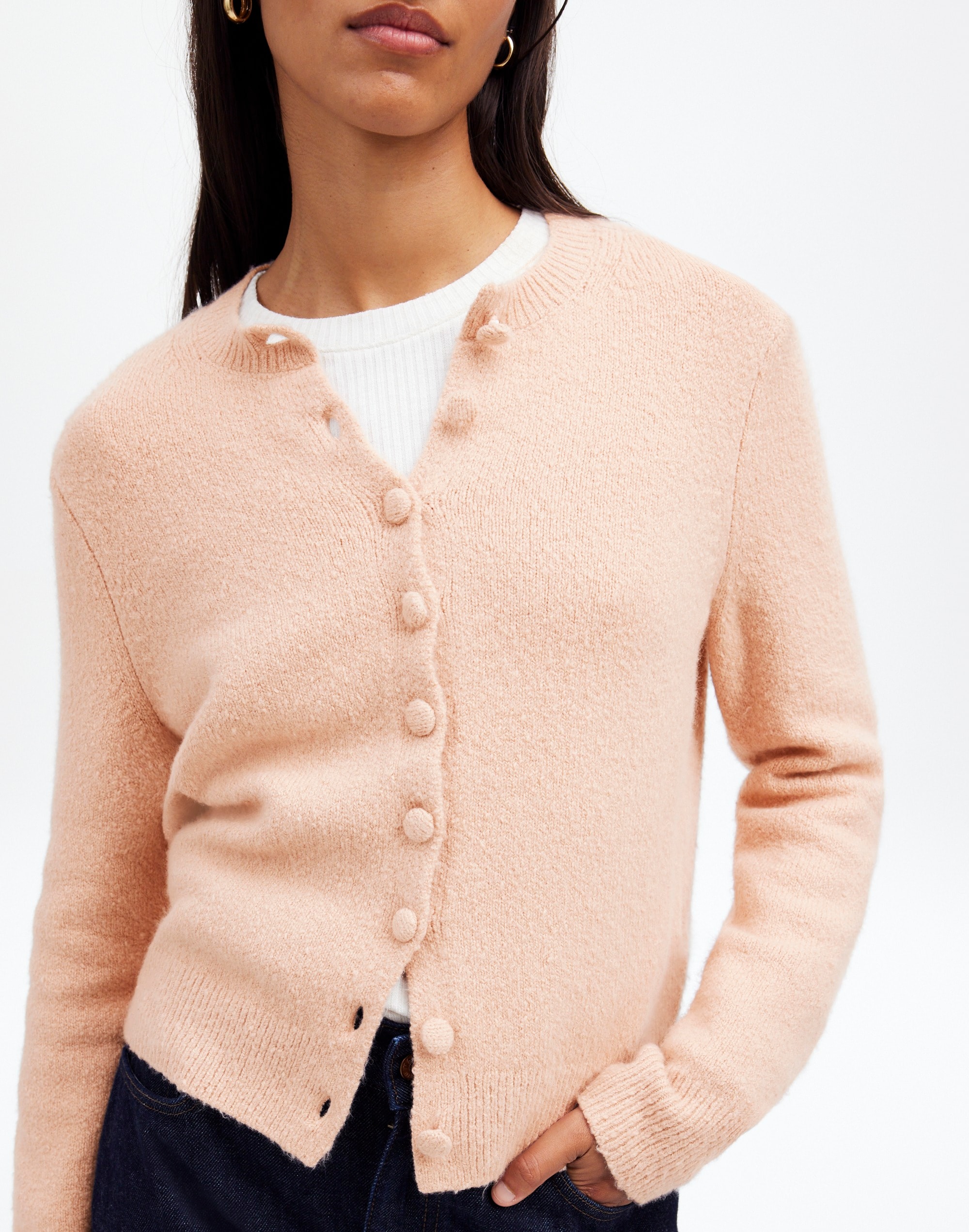 Cotton-Blend Cardigan | Madewell