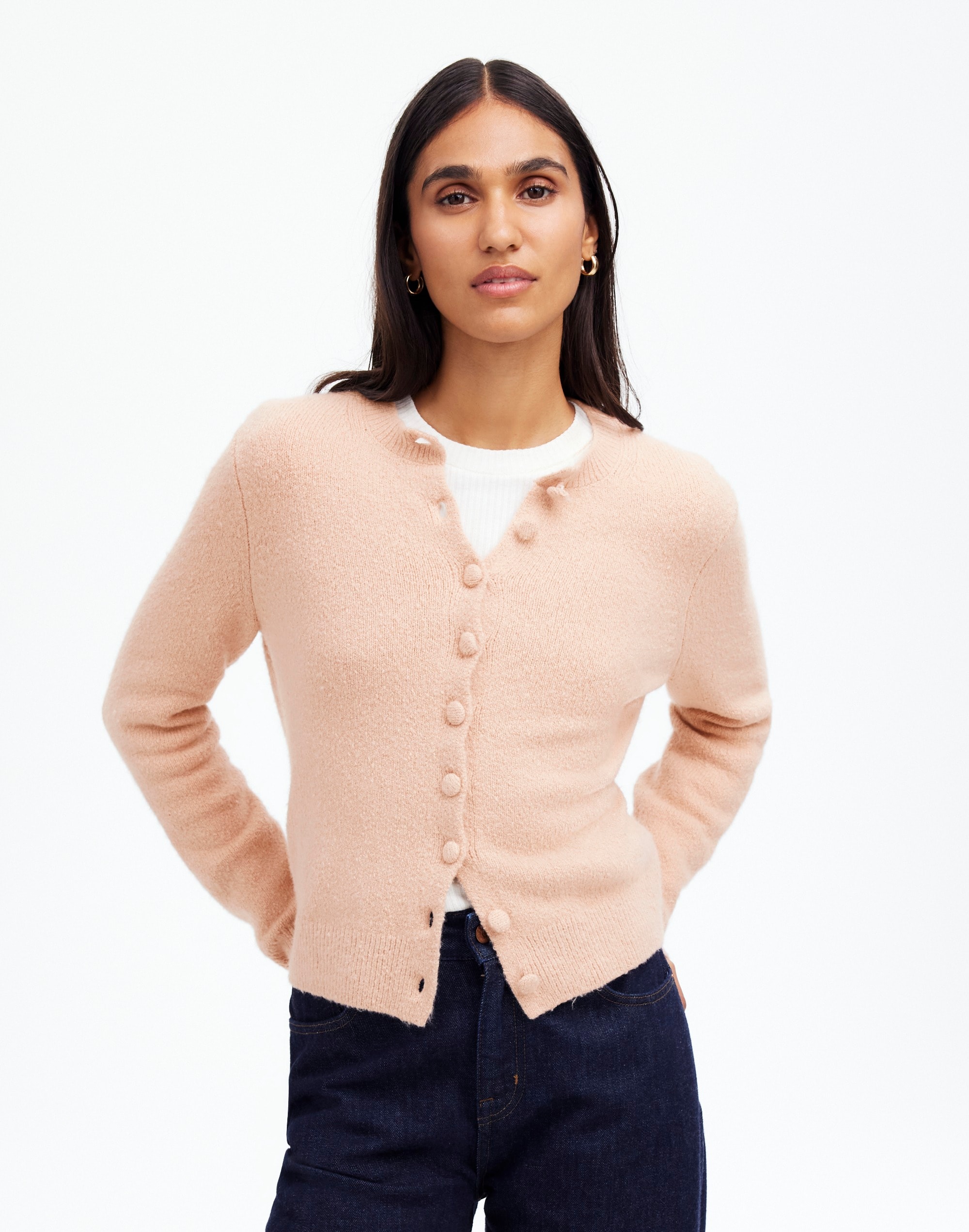 Cotton-Blend Cardigan | Madewell