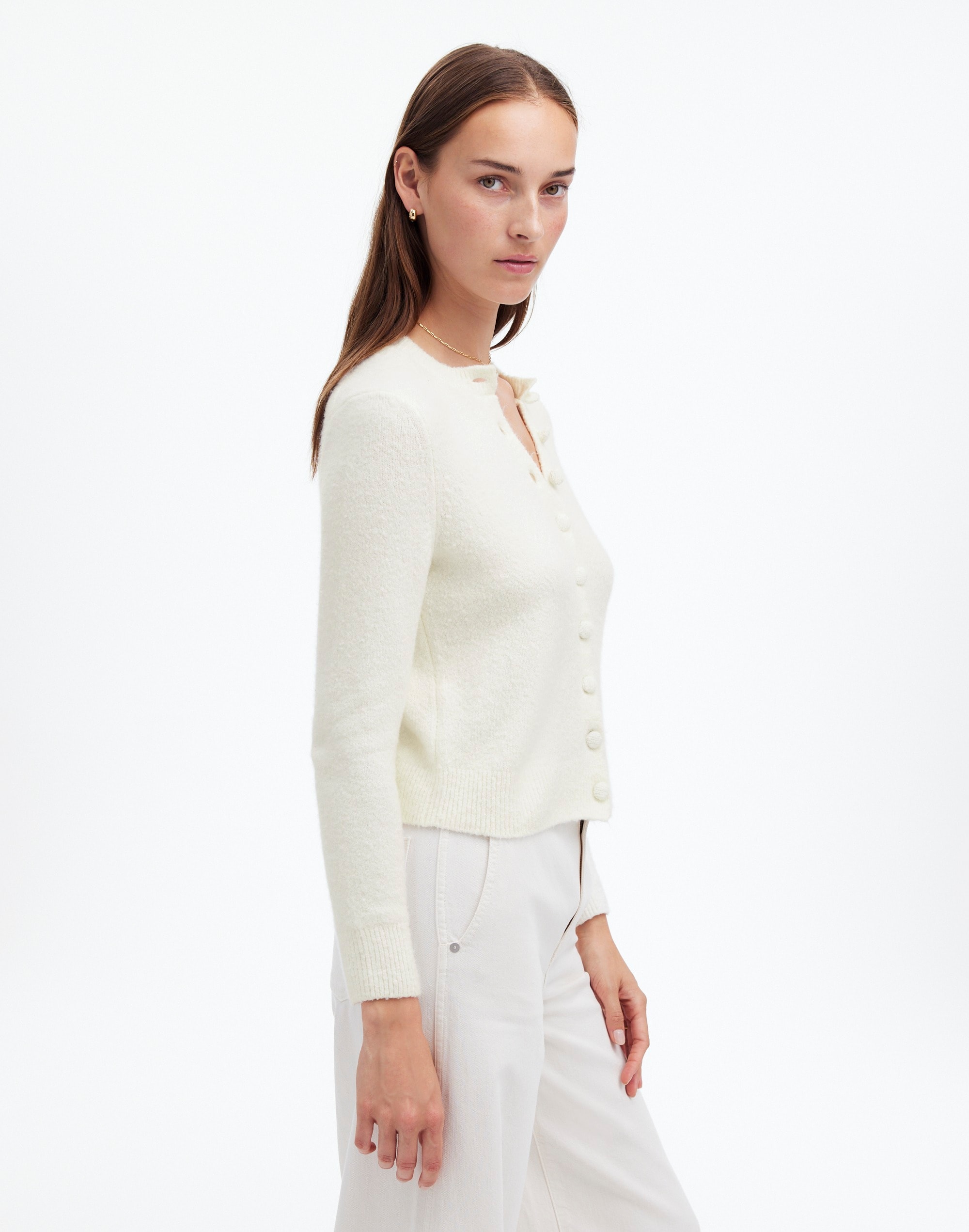 Cotton-Blend Cardigan | Madewell