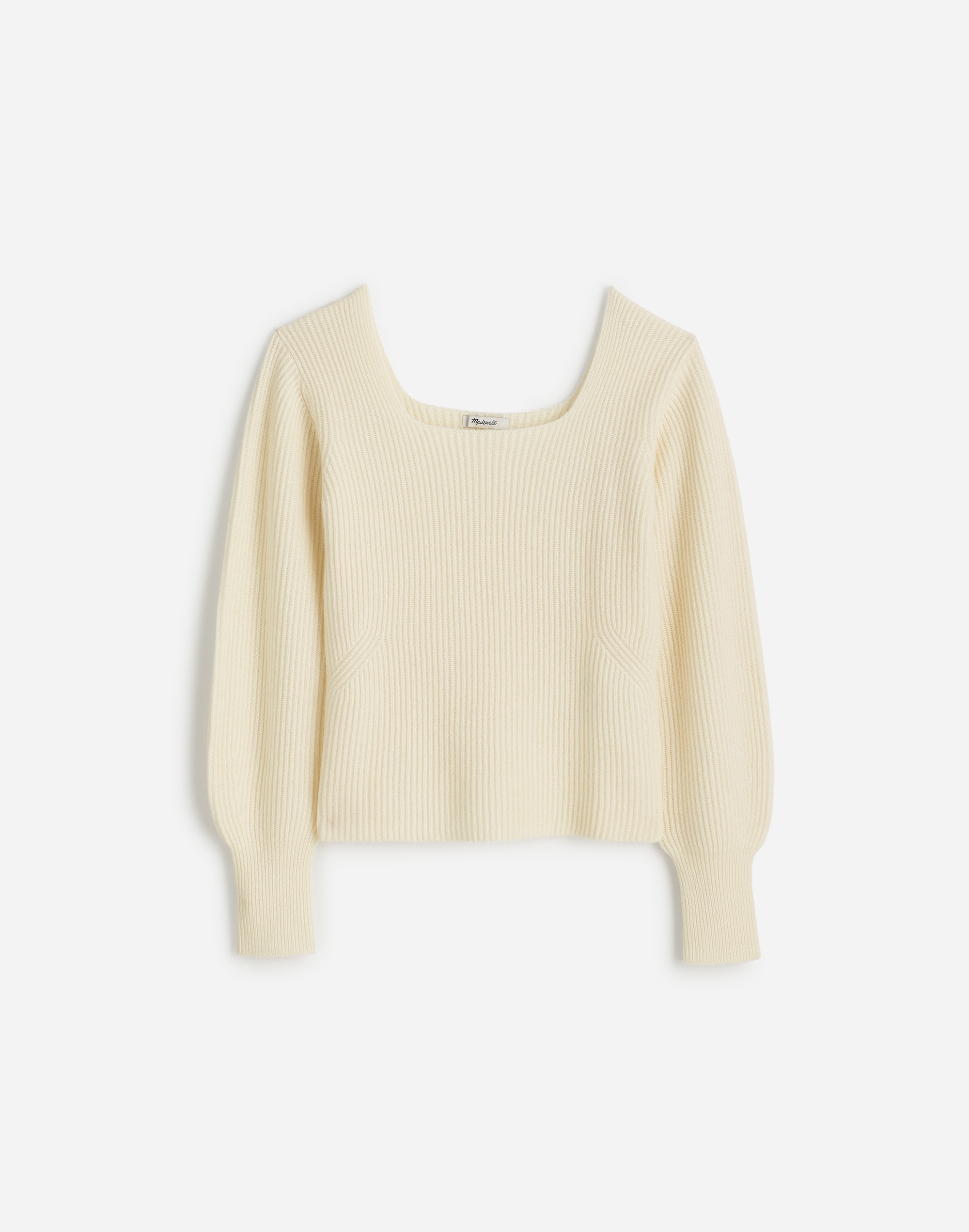 Square-Neck Pullover Sweater SoftWool | Madewell