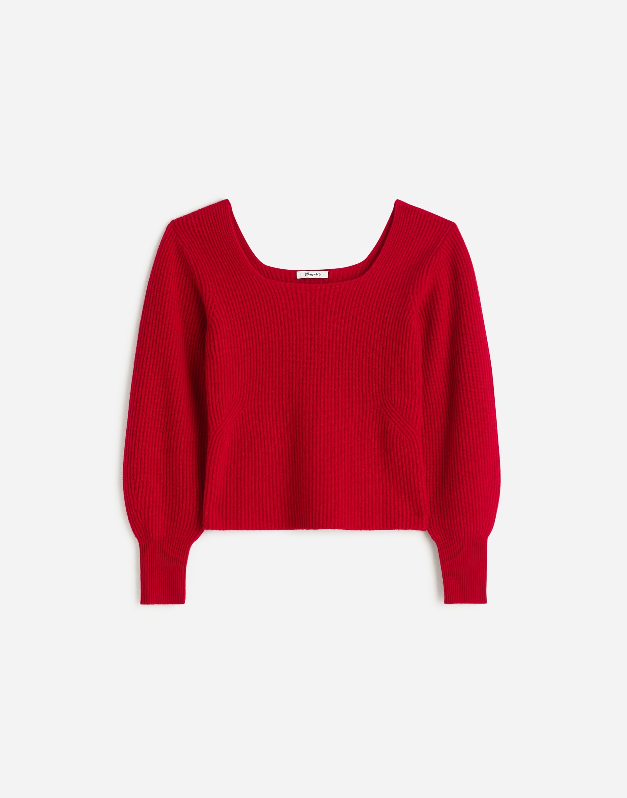 SoftWool Square-Neck Pullover Sweater | Madewell