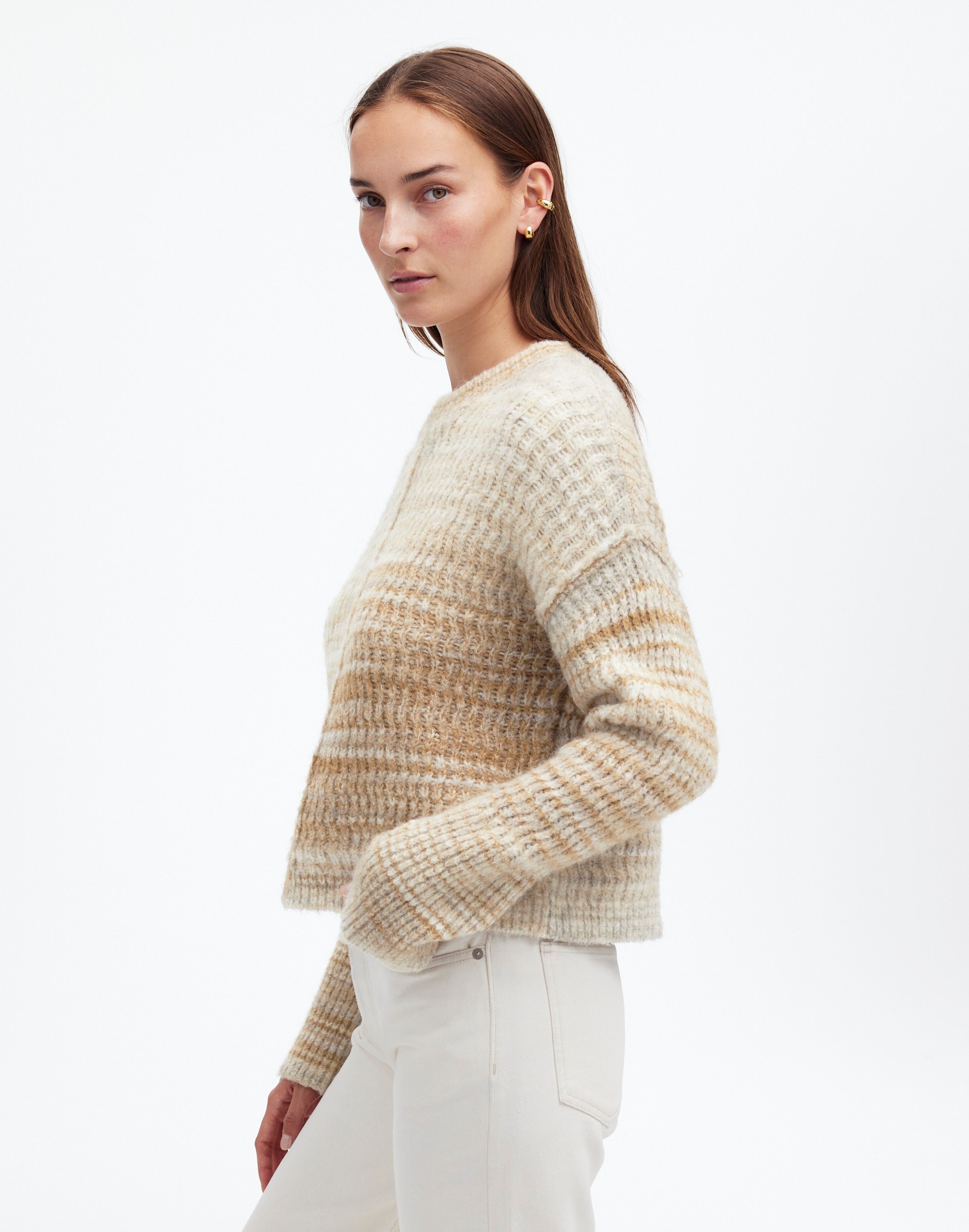 Space-Dyed Crewneck Sweater | Madewell