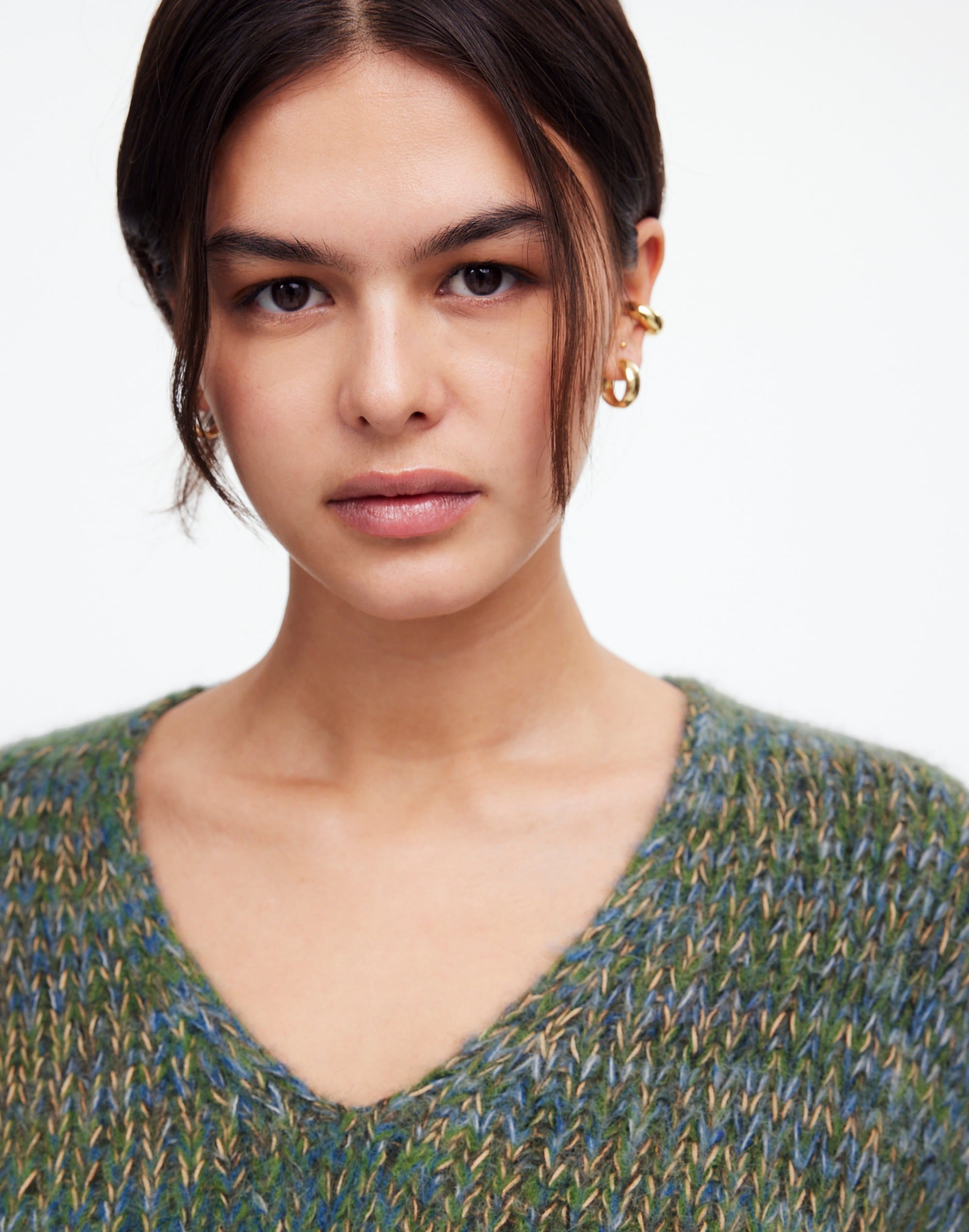 Marled V-Neck Sweater | Madewell