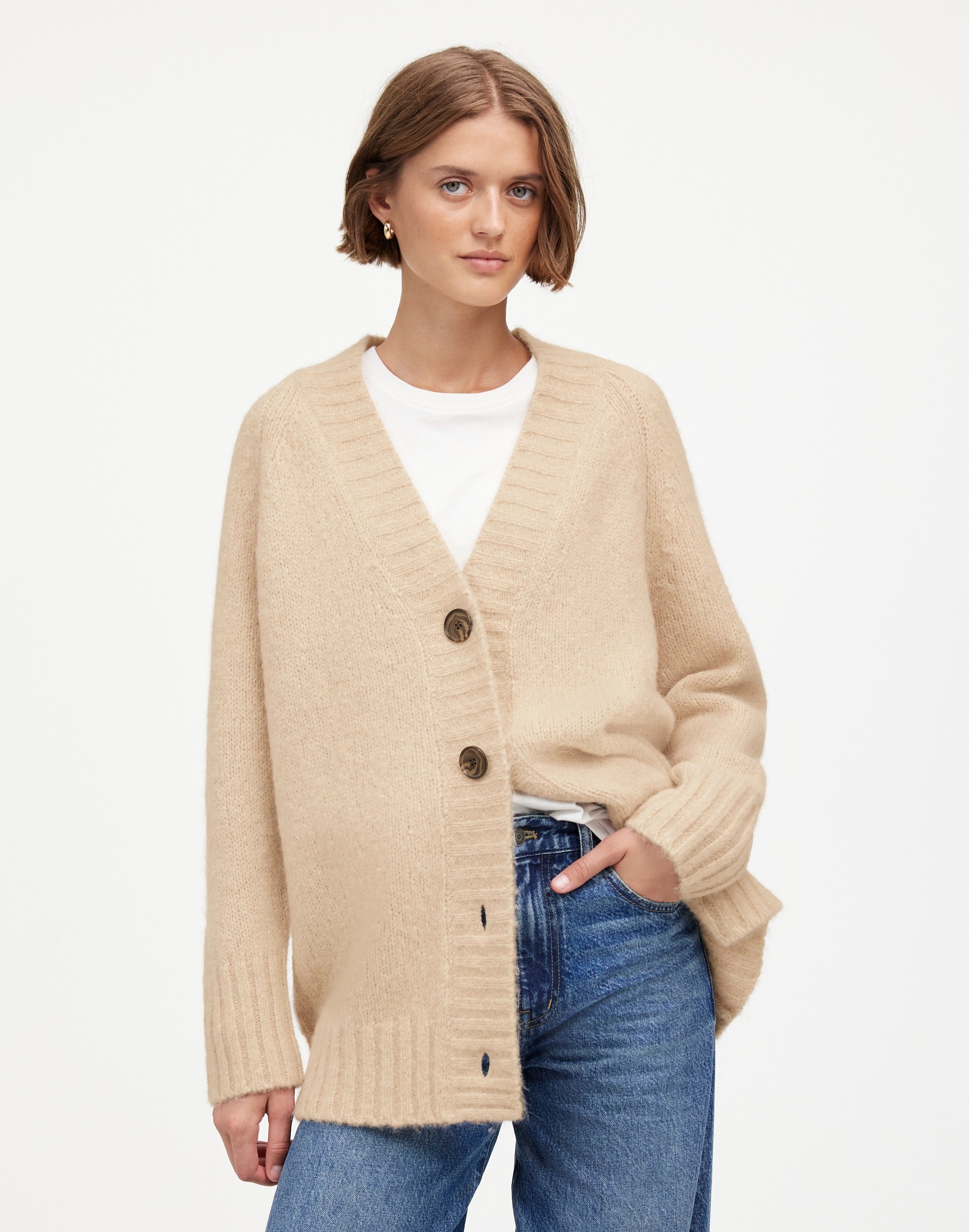 Chunky-Knit Cardigan | Madewell