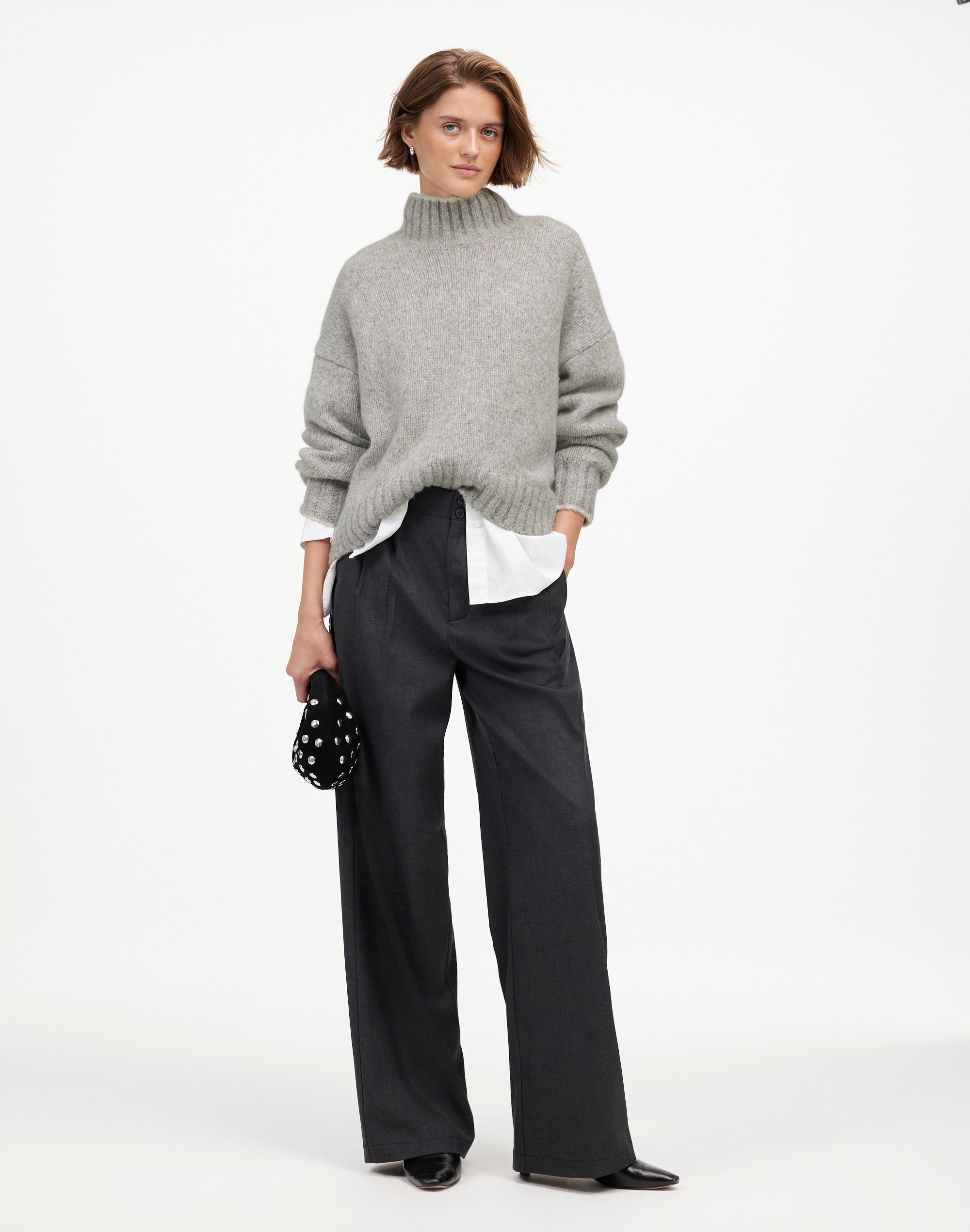 Chunky-Knit Alpaca-Blend Turtleneck | Madewell