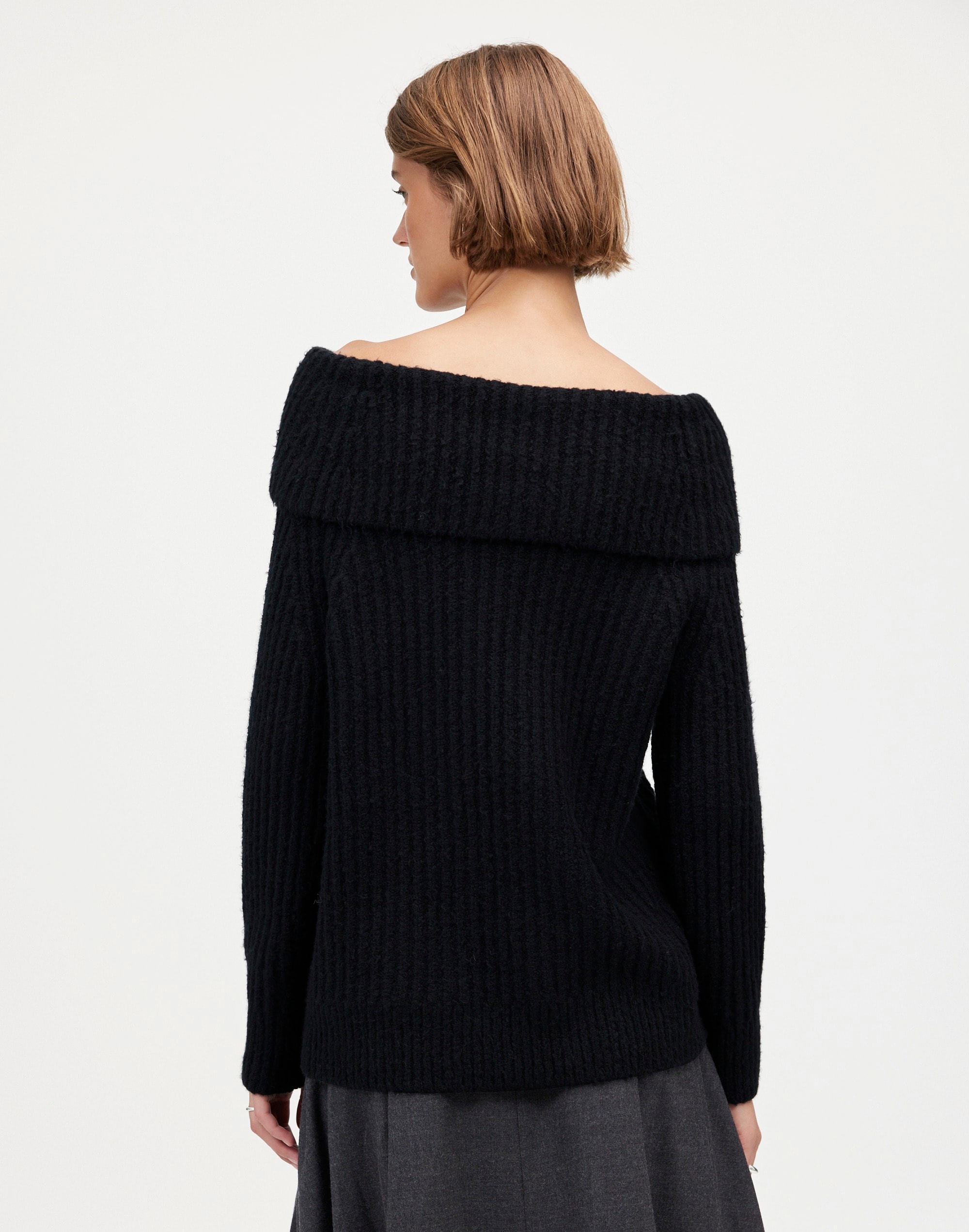 Cotton-Blend Off-Shoulder Sweater | Madewell