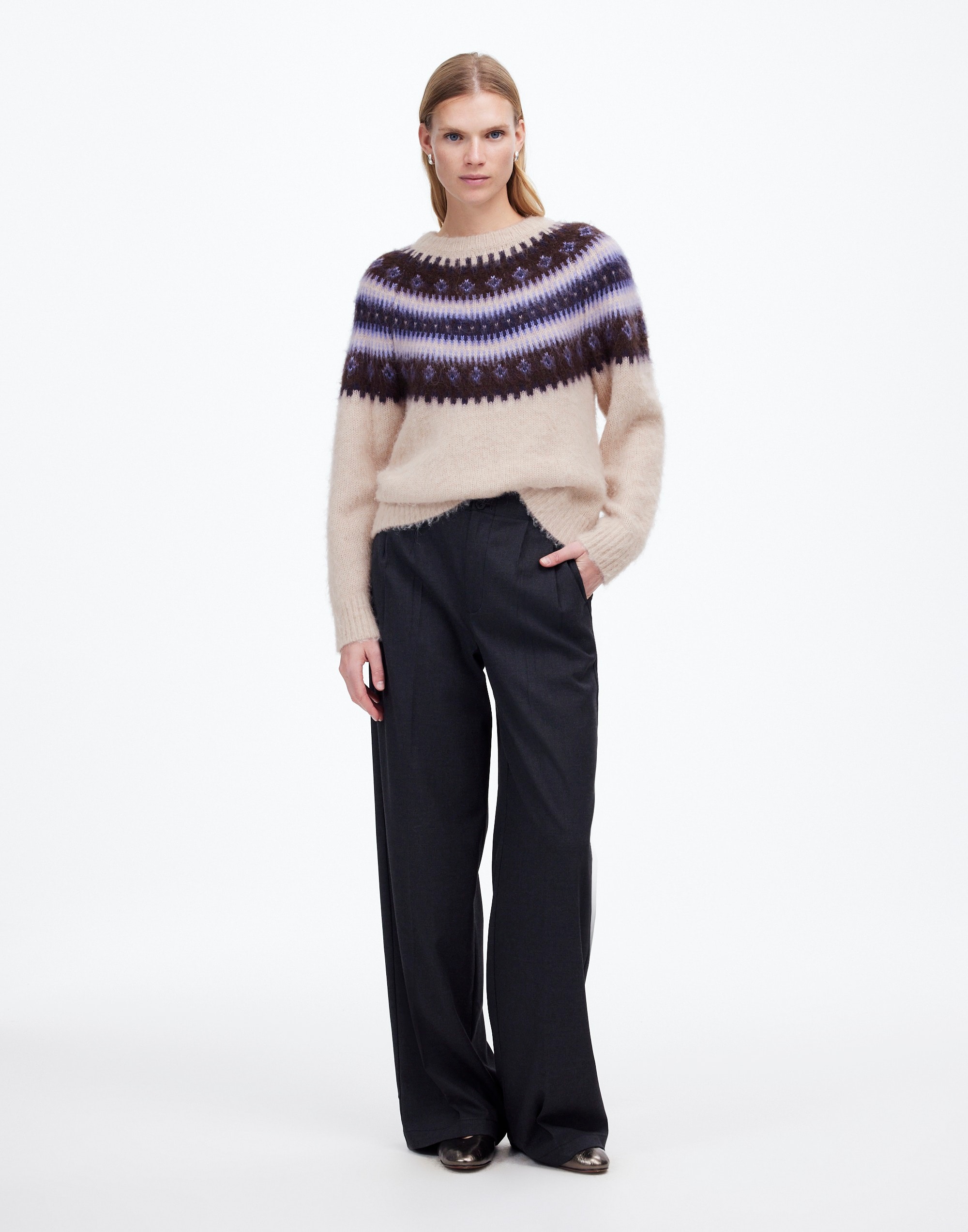 Fair Isle Alpaca-Blend Sweater | Madewell