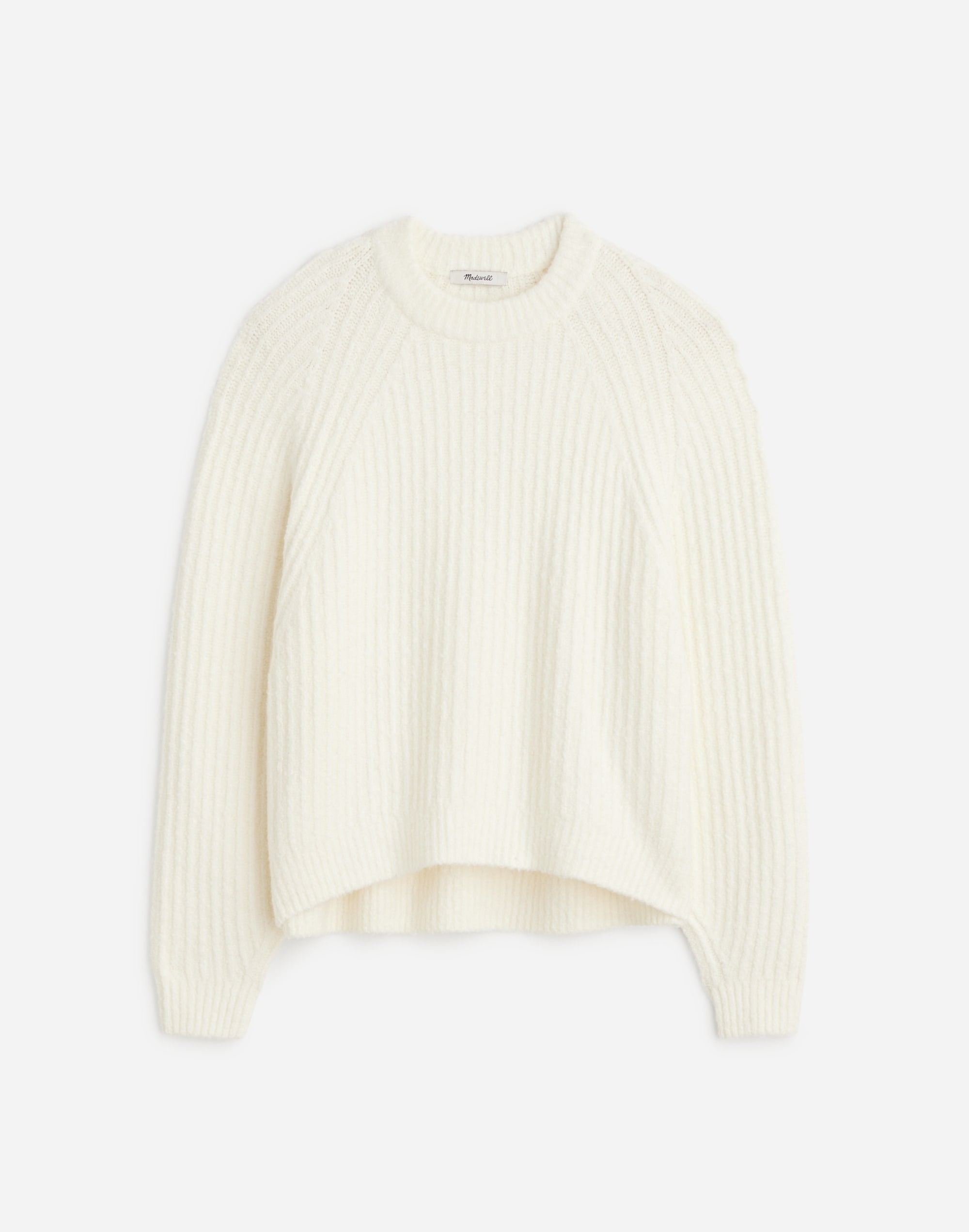 Ribbed Cotton-Blend Sweater | Madewell