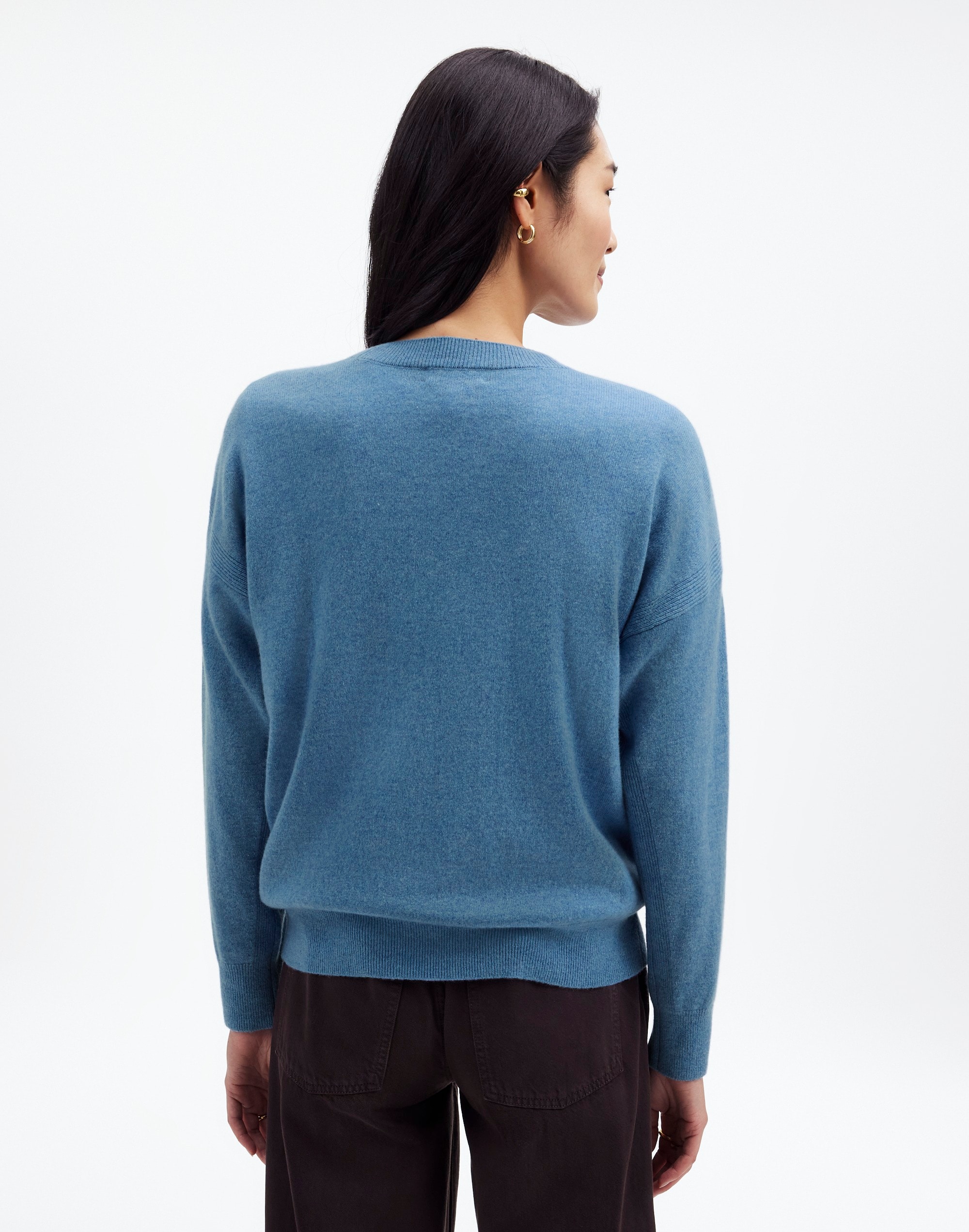 Cashmere Relaxed Crewneck Sweater | Madewell