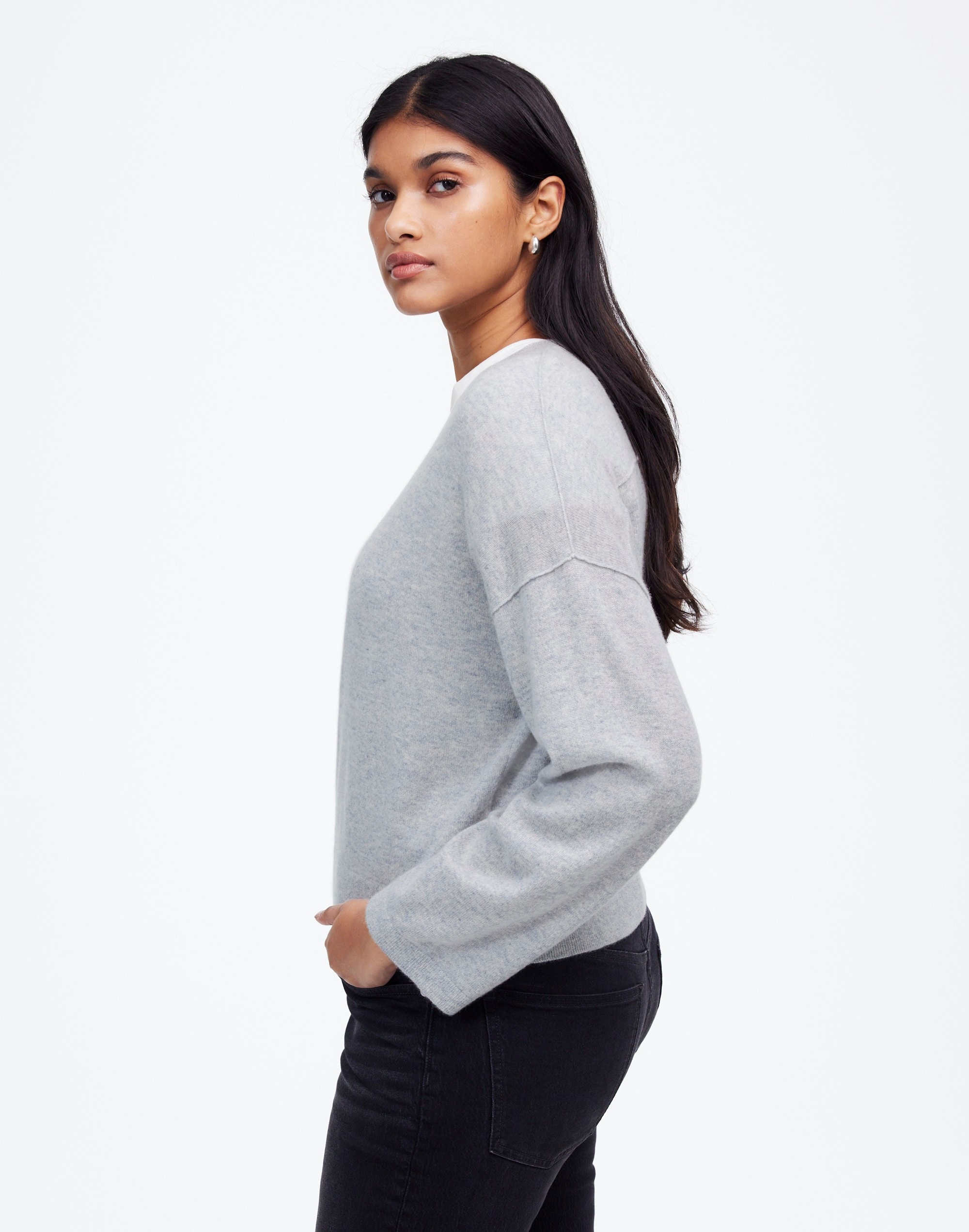 Cashmere Boxy Sweater | Madewell