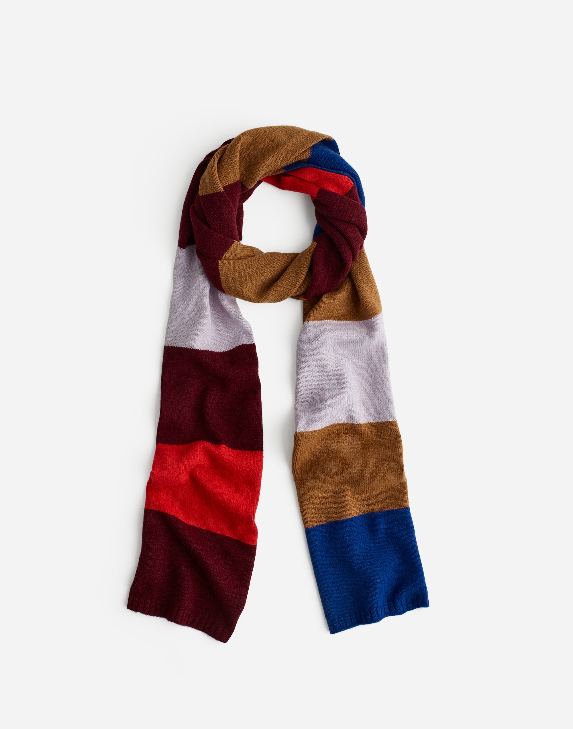 Cashmere-Wool Blend Skinny Scarf in Stripe | Madewell