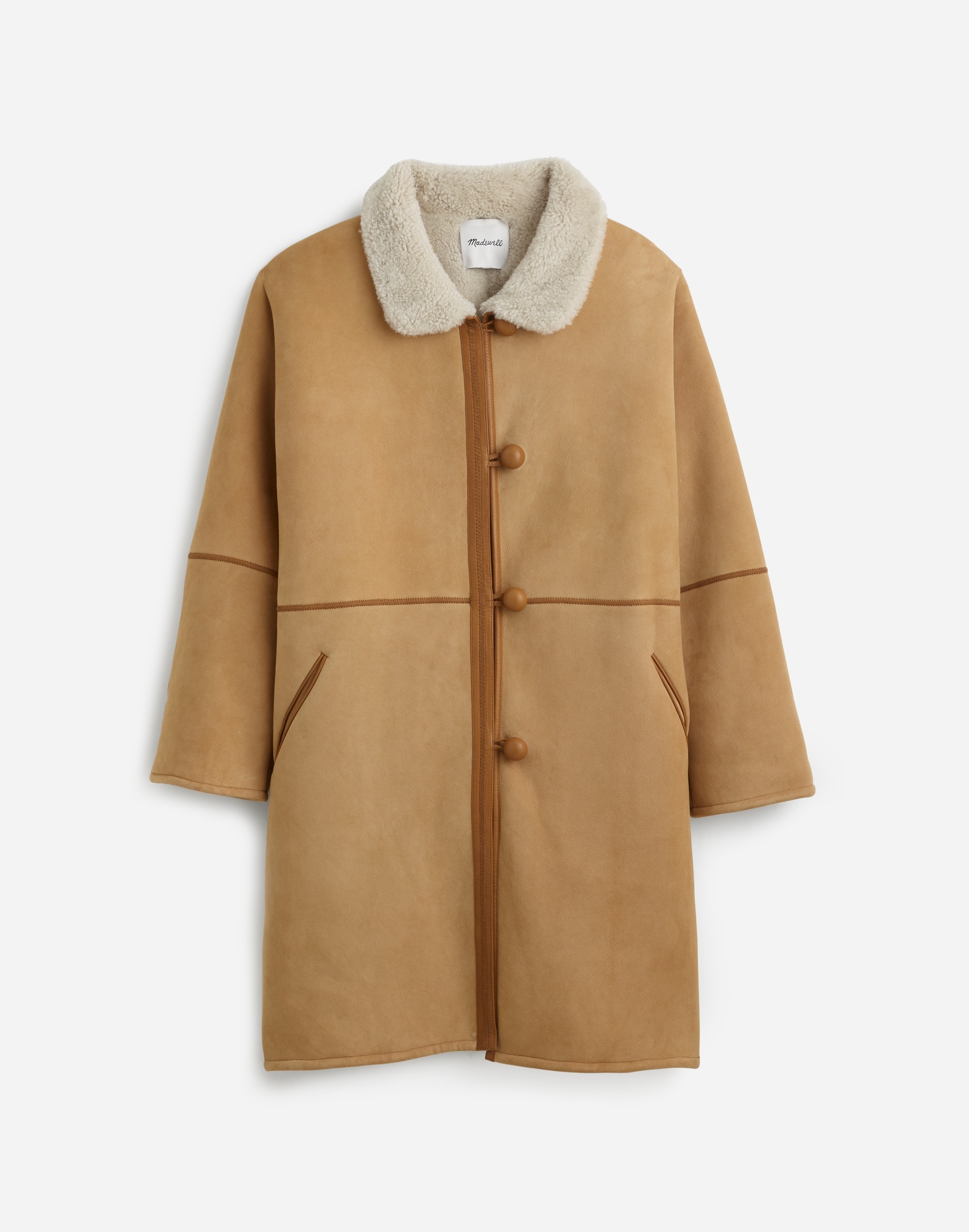 Suede Oversized Long Jacket | Madewell