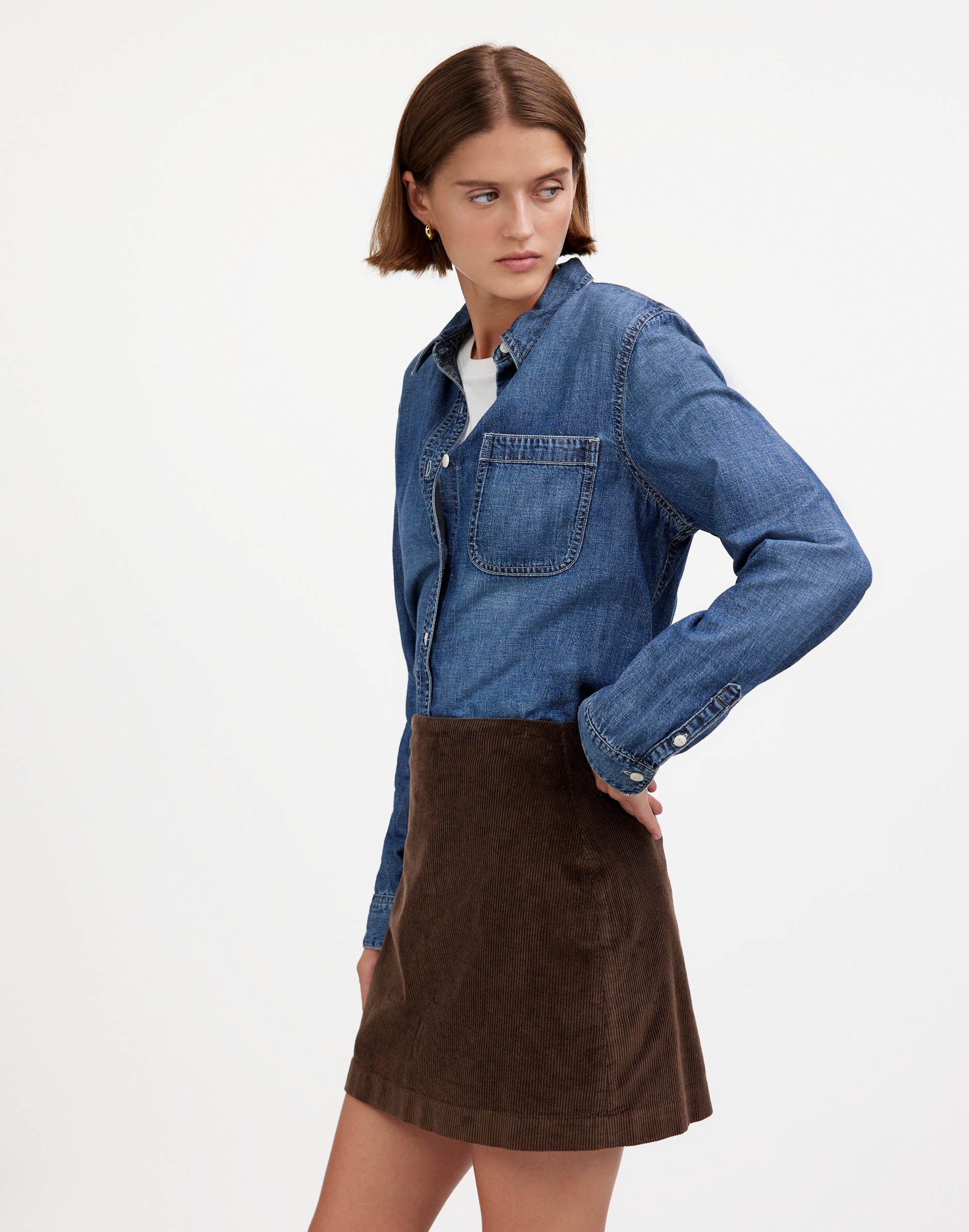 Corduroy Mini Skirt | Madewell