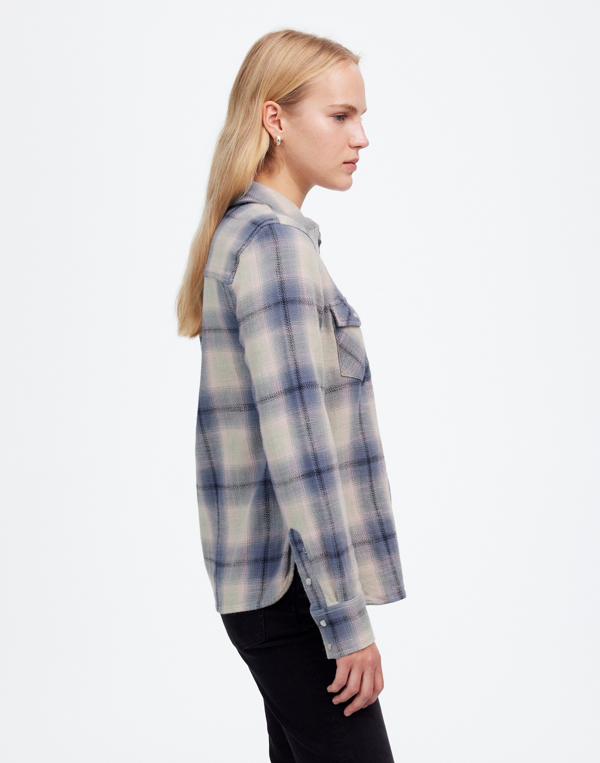 Flannel Snap-Front Shirt Plaid | Madewell