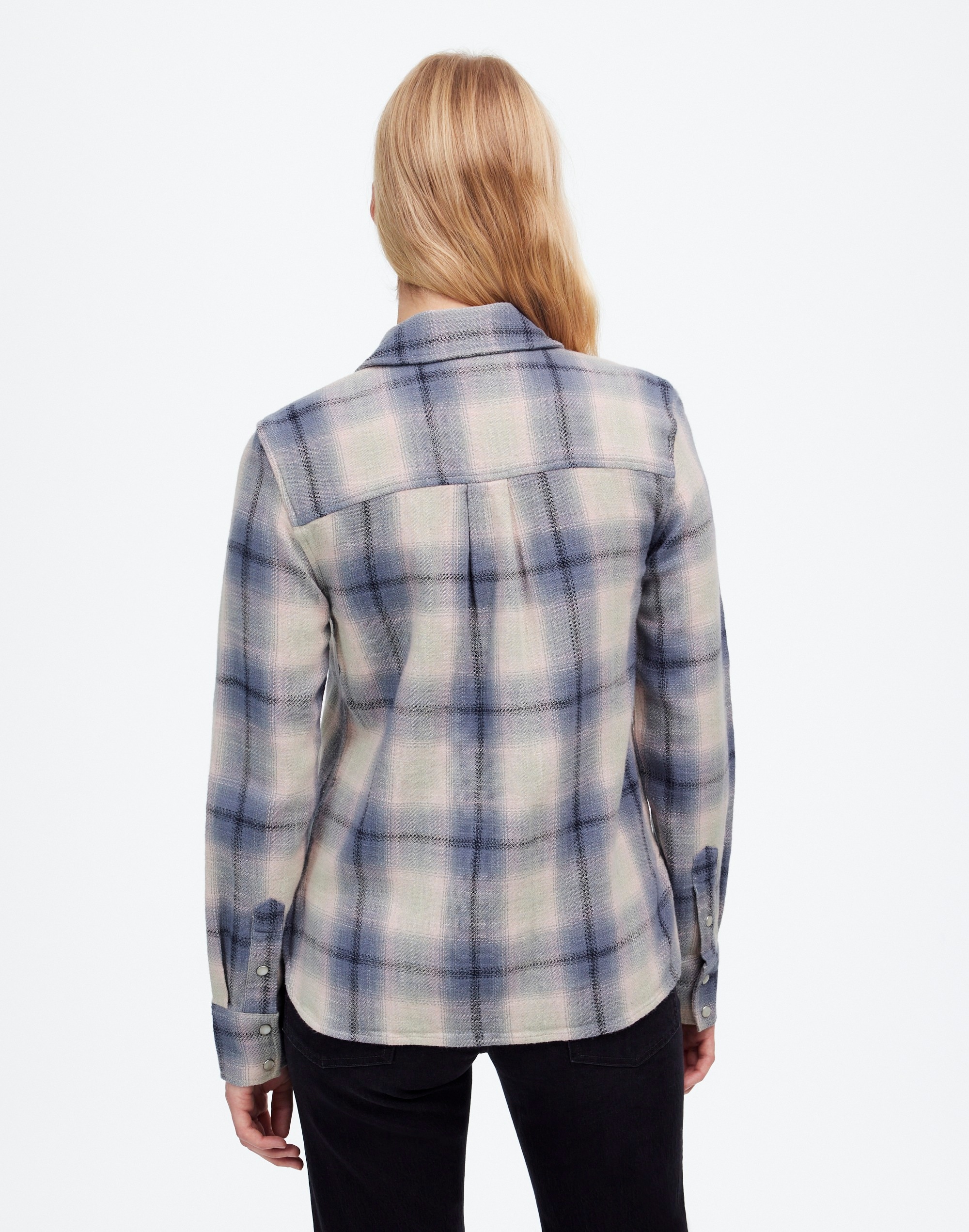 Flannel Snap-Front Shirt Plaid | Madewell