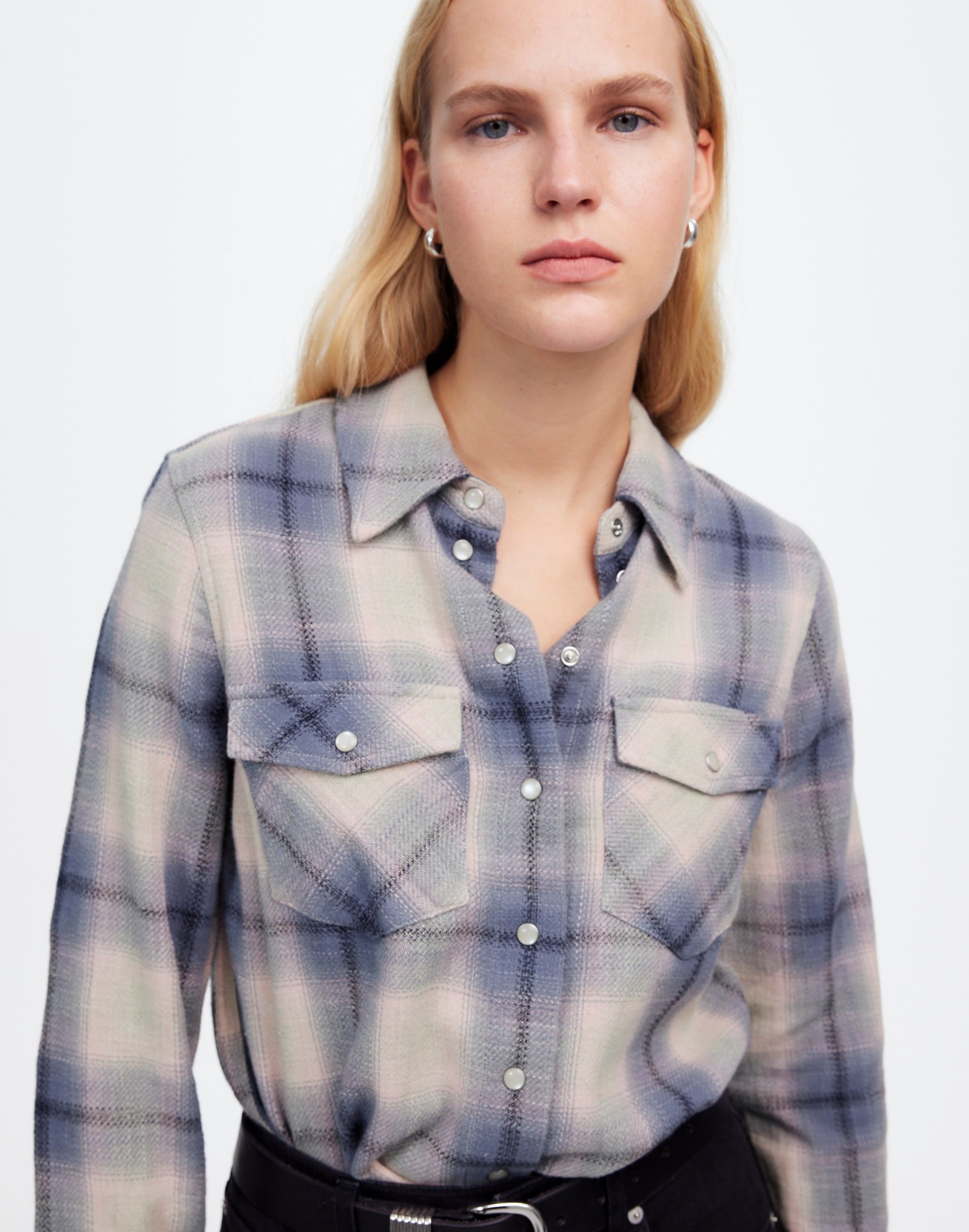 Flannel Snap-Front Shirt Plaid | Madewell