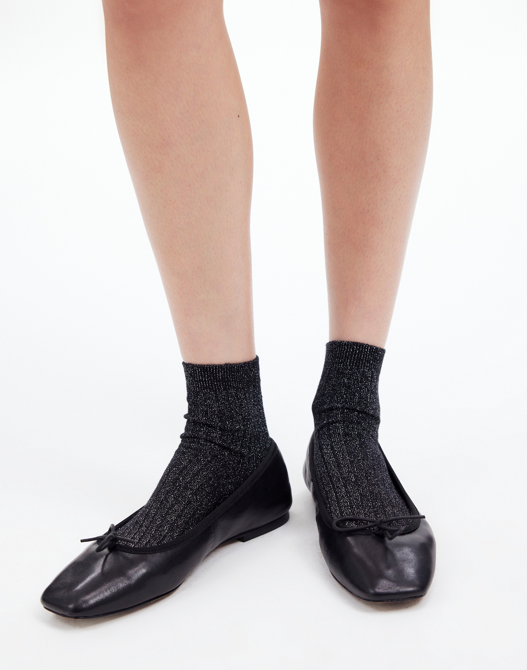 Two-Pack Shimmer Ankle Socks | Madewell