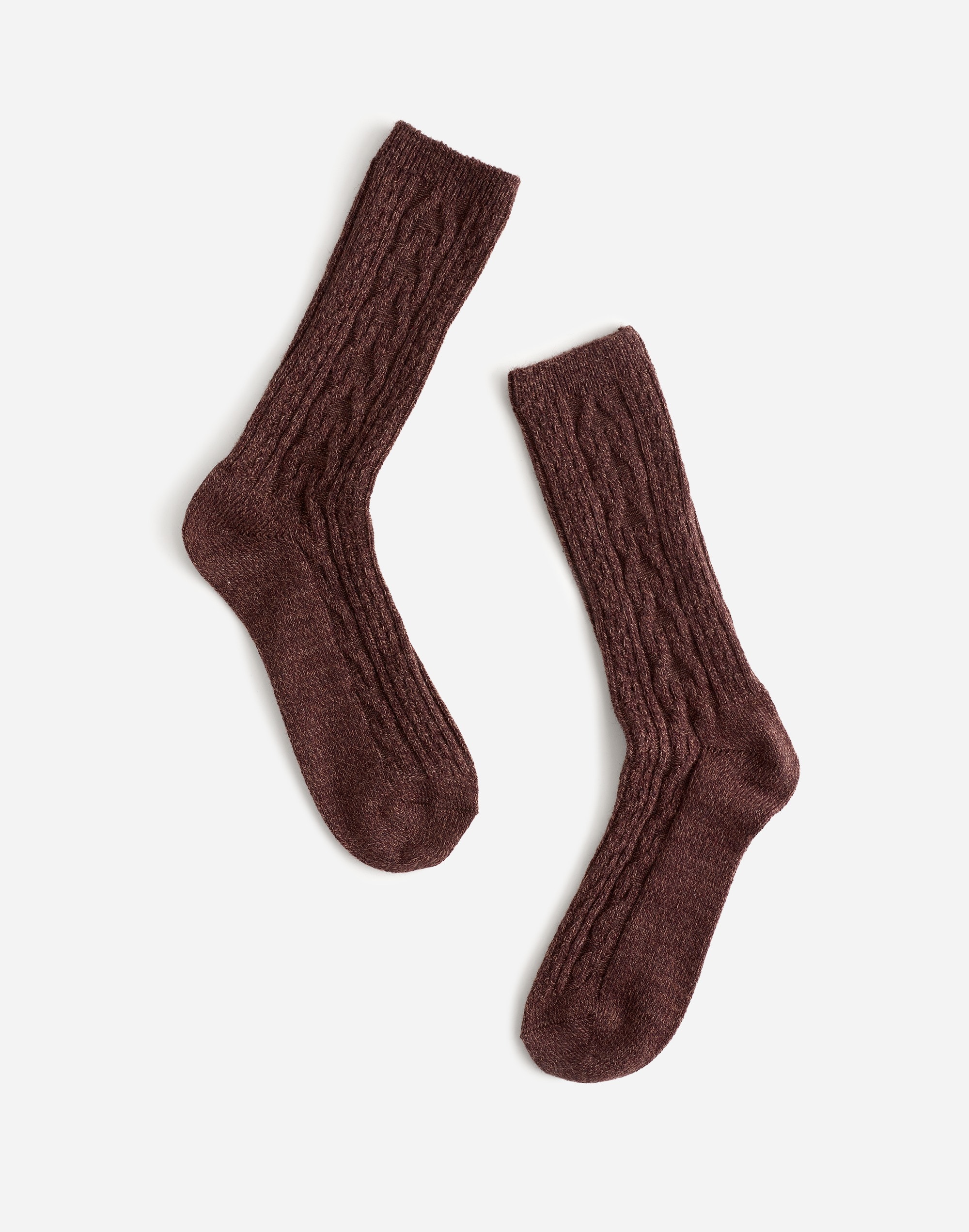 Cable-Knit Trouser Socks | Madewell