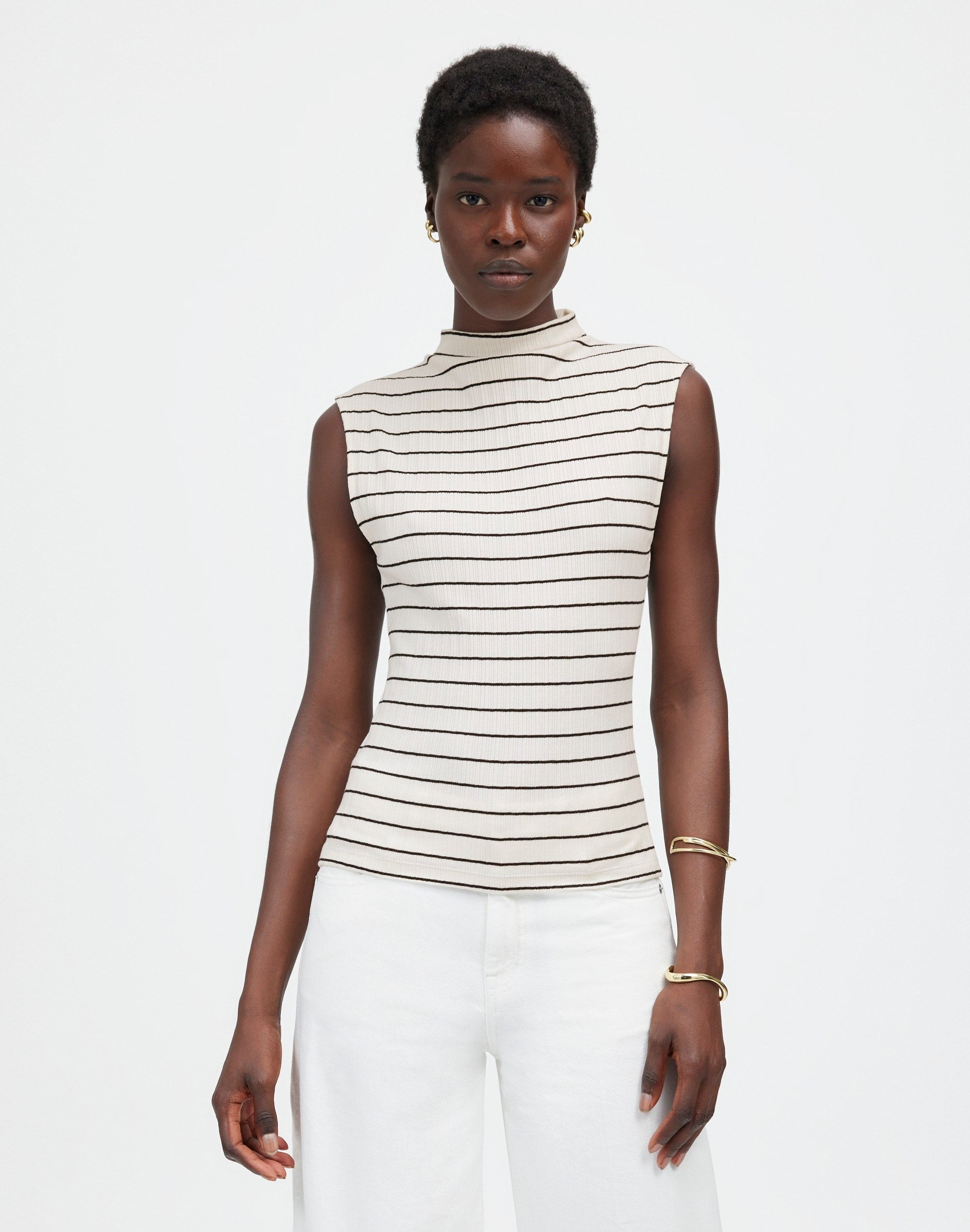 Ribbed Mockneck Tank | Madewell