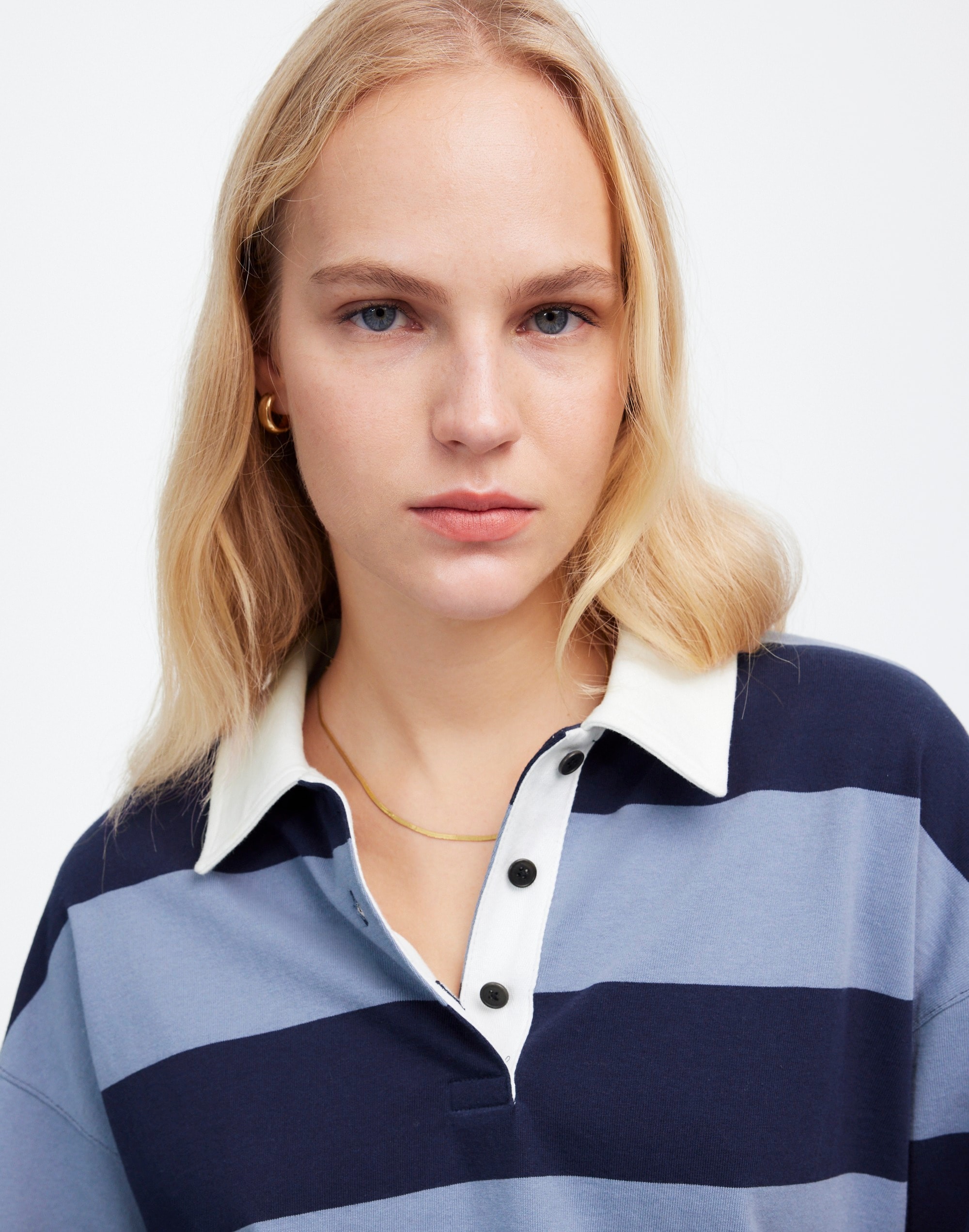 Rugby Long-Sleeve Polo Shirt | Madewell