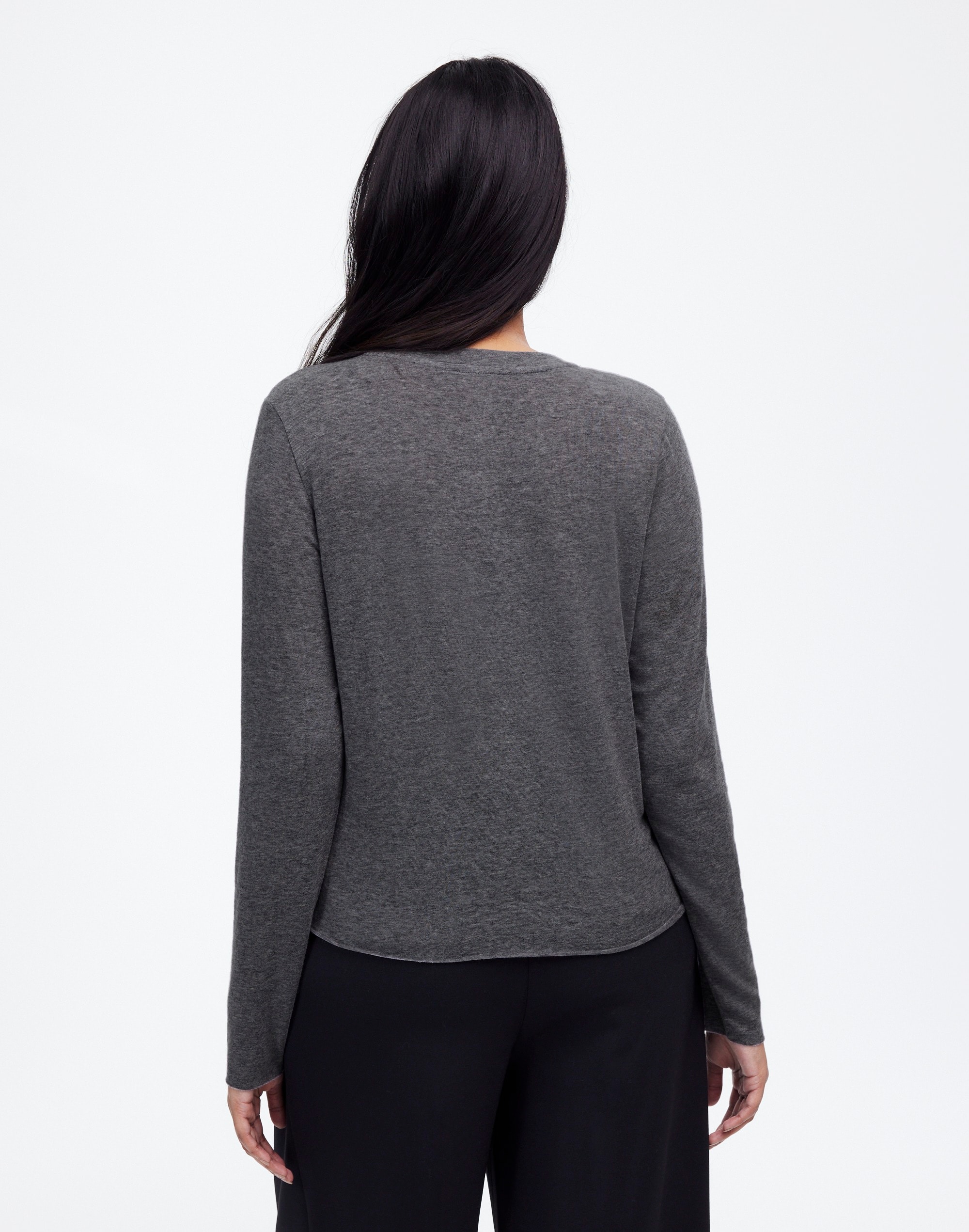 Wool-Blend Crewneck Cardigan | Madewell