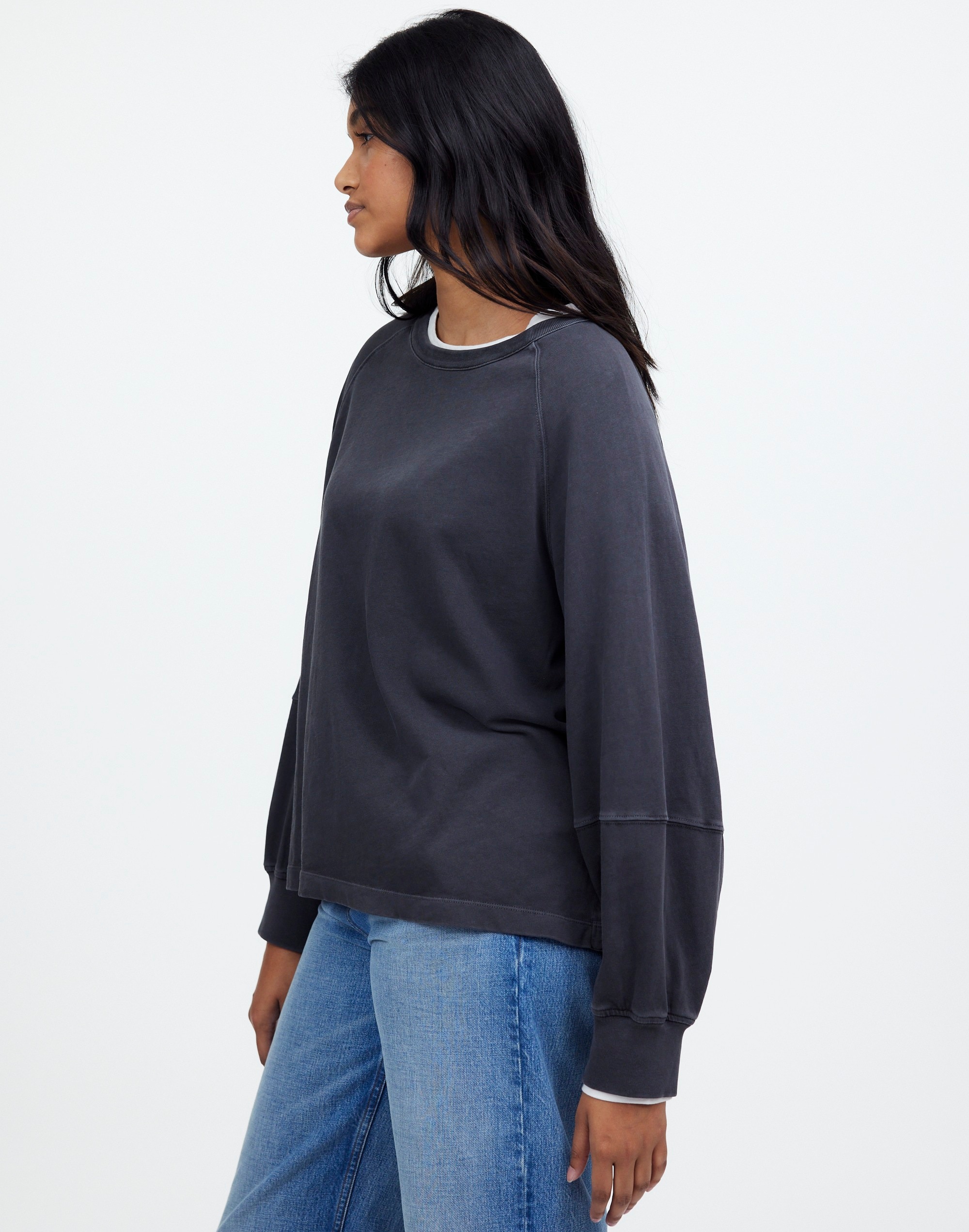 Plus Relaxed Long-Sleeve Raglan Tee | Madewell