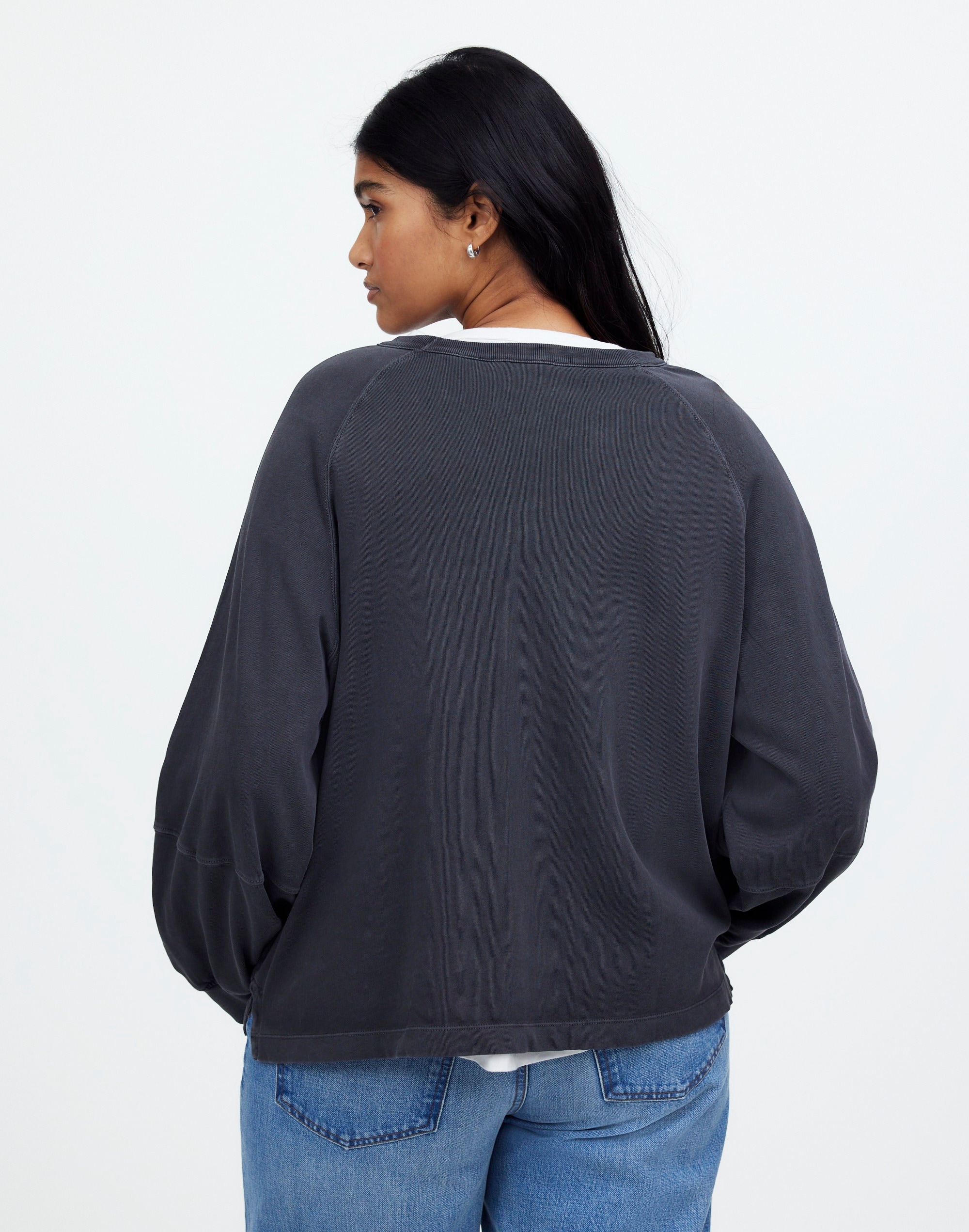 Plus Relaxed Long-Sleeve Raglan Tee | Madewell