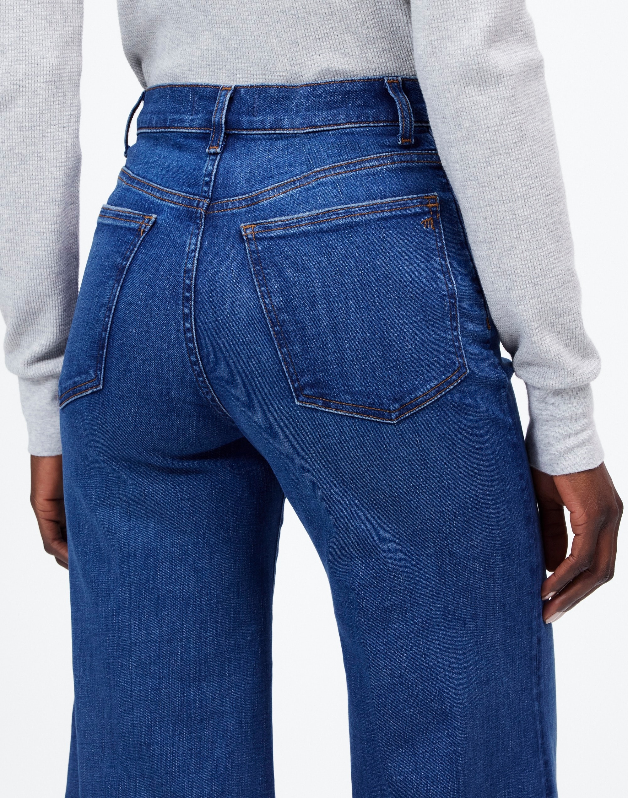 Flared Wide-Leg Jeans Pelion Wash | Madewell