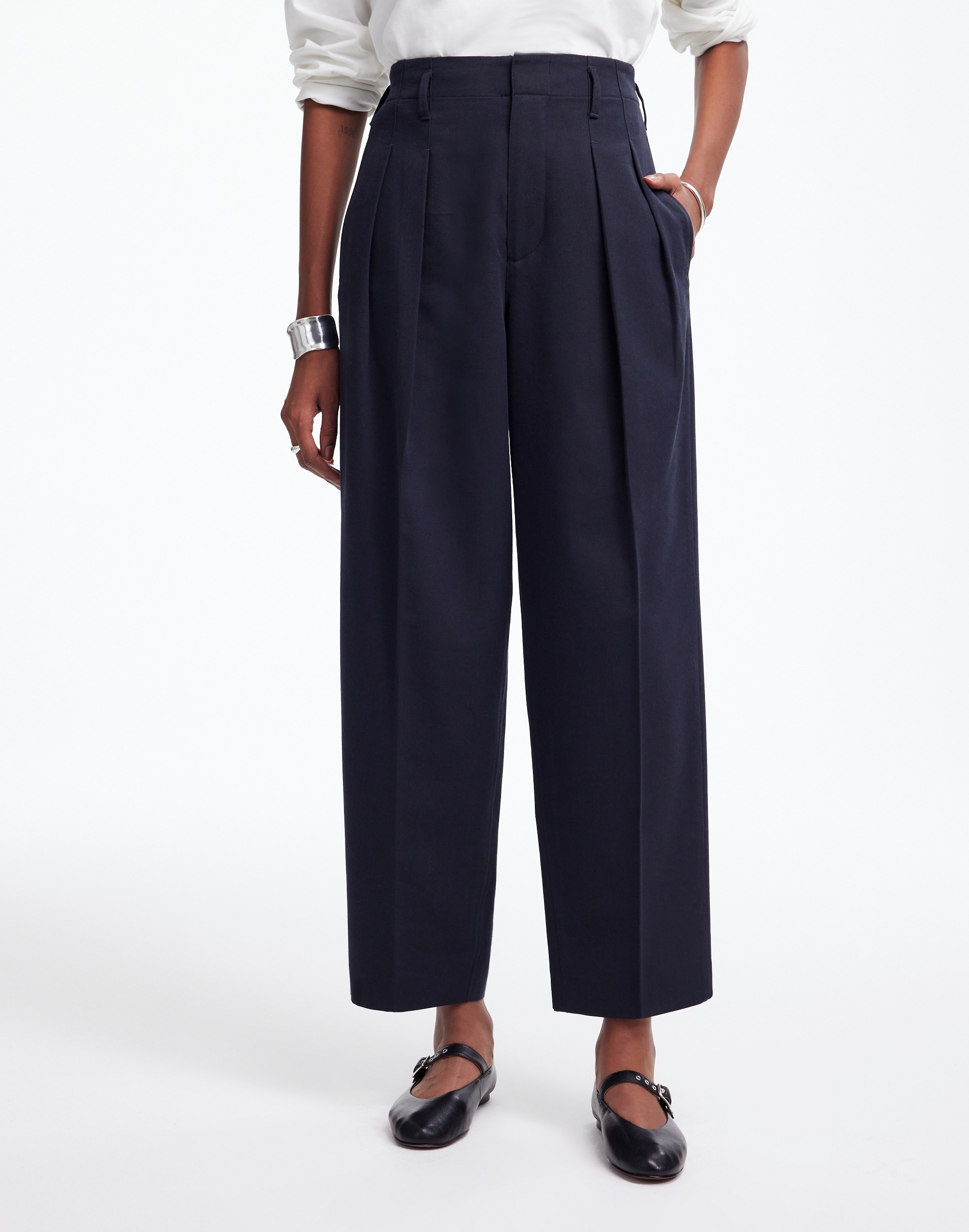 Pleated Carrot Pants | Madewell