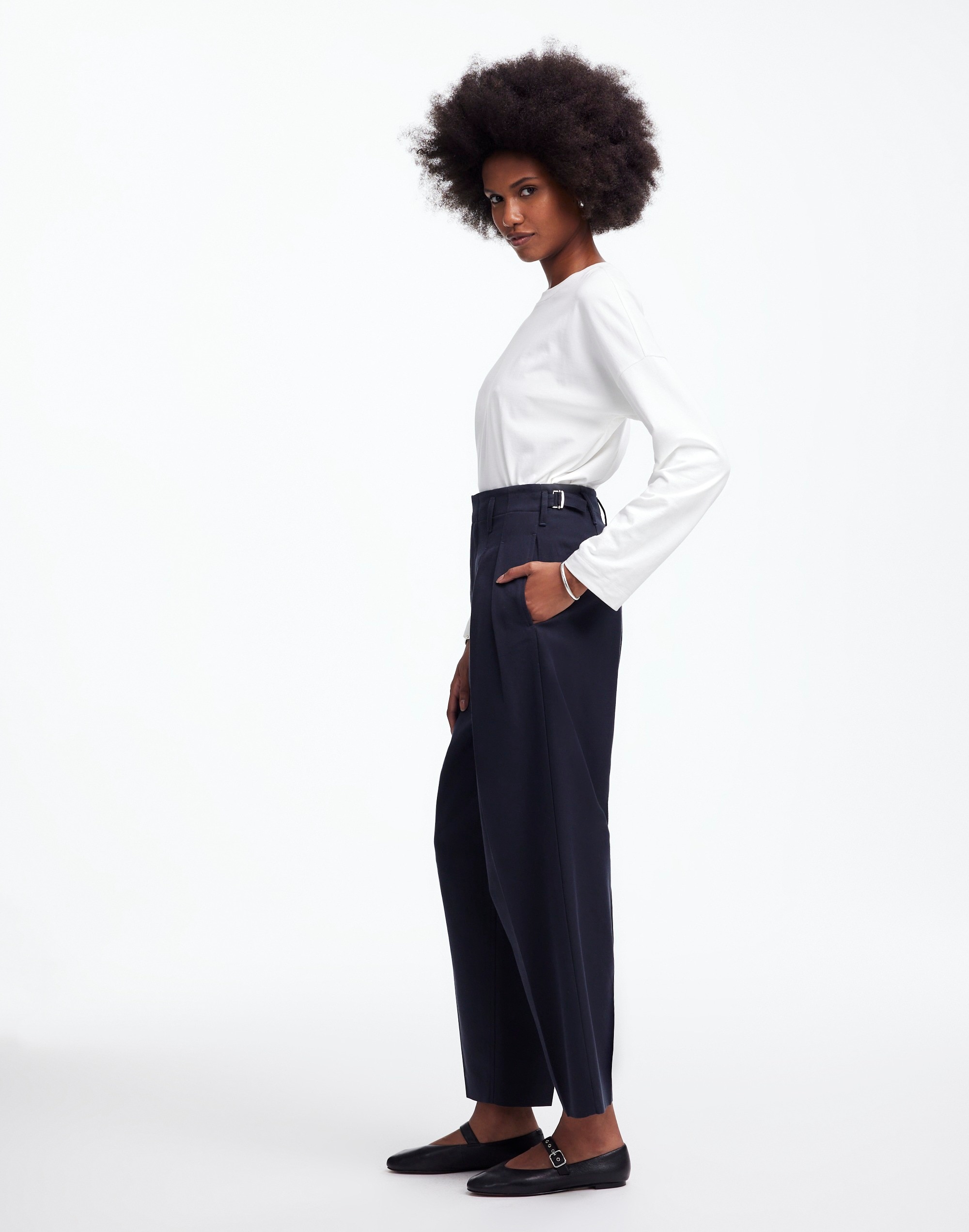 Pleated Carrot Pants | Madewell