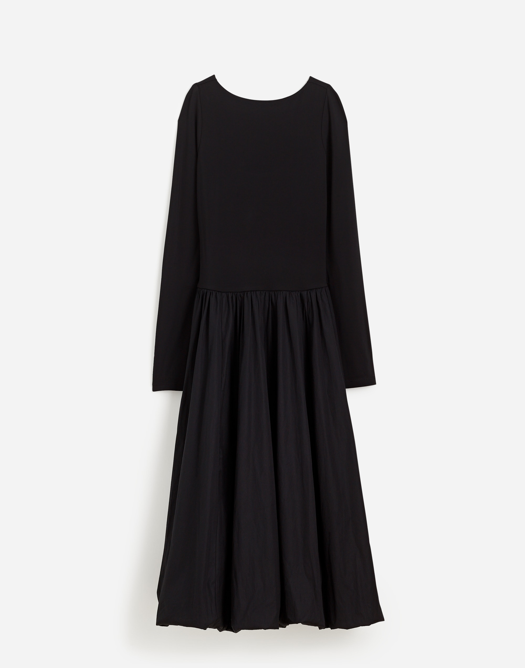 Bubble-Hem Midi Dress | Madewell