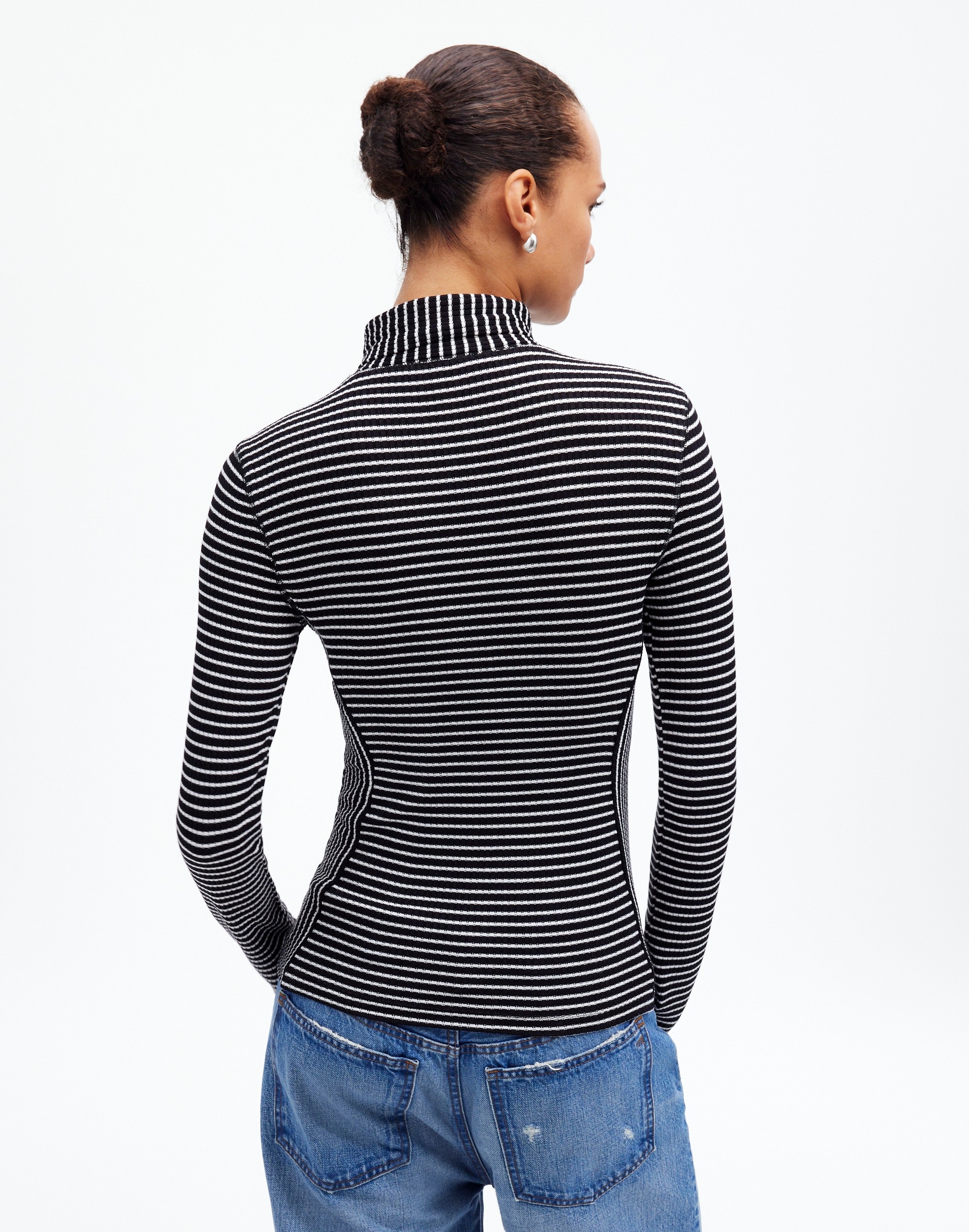 Ribbed Turtleneck Long-Sleeve Tee | Madewell