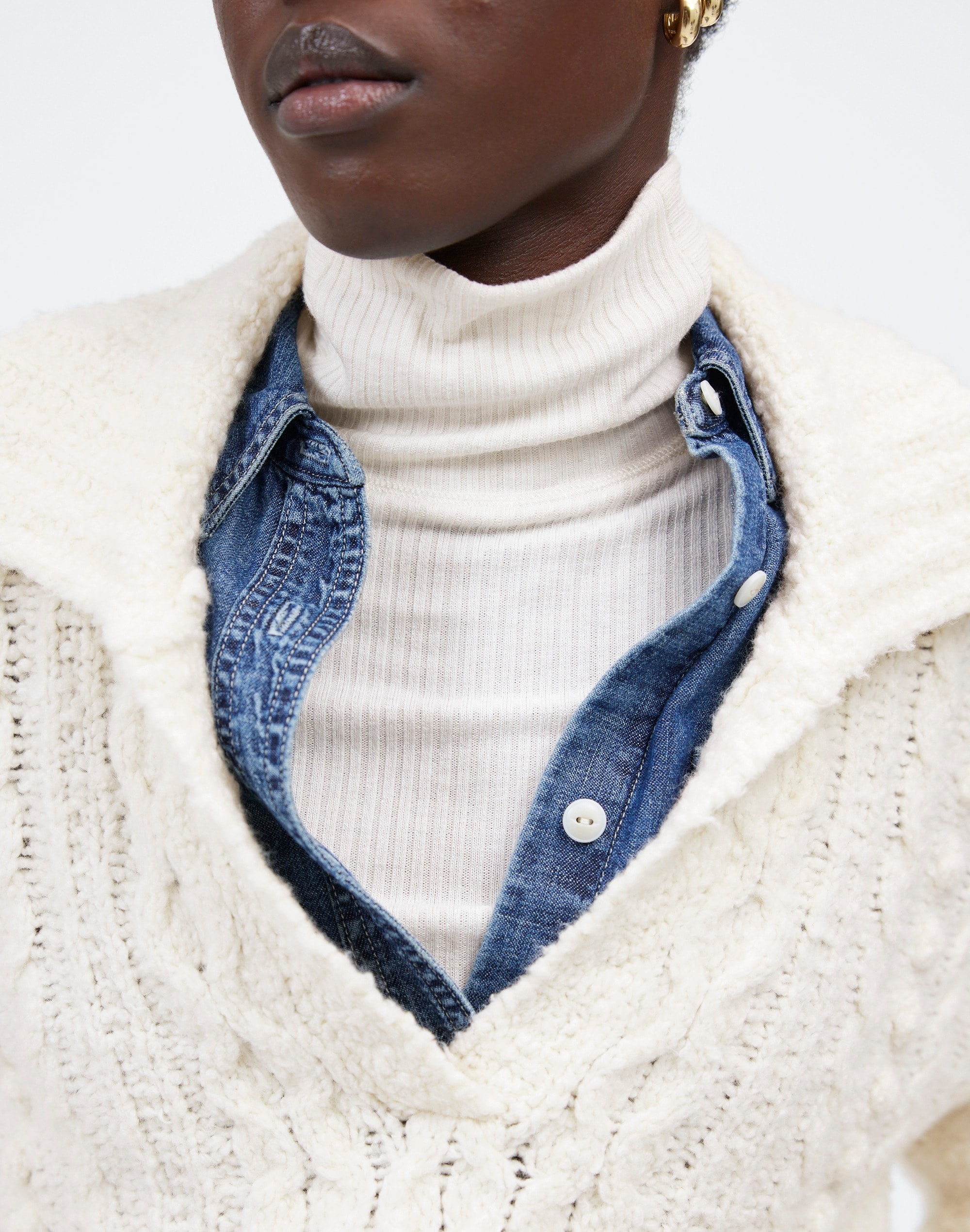 Ribbed Turtleneck Long-Sleeve Tee | Madewell