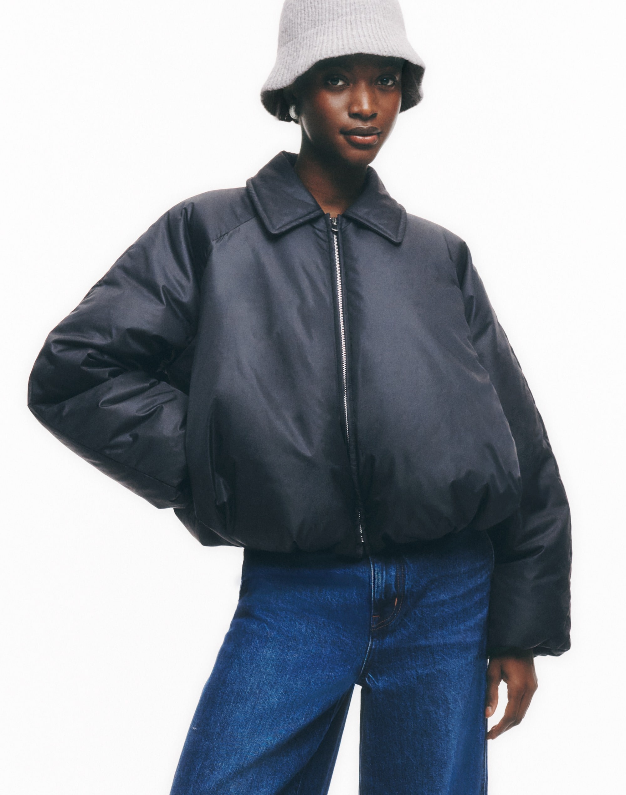 Bomber Puffer Jacket