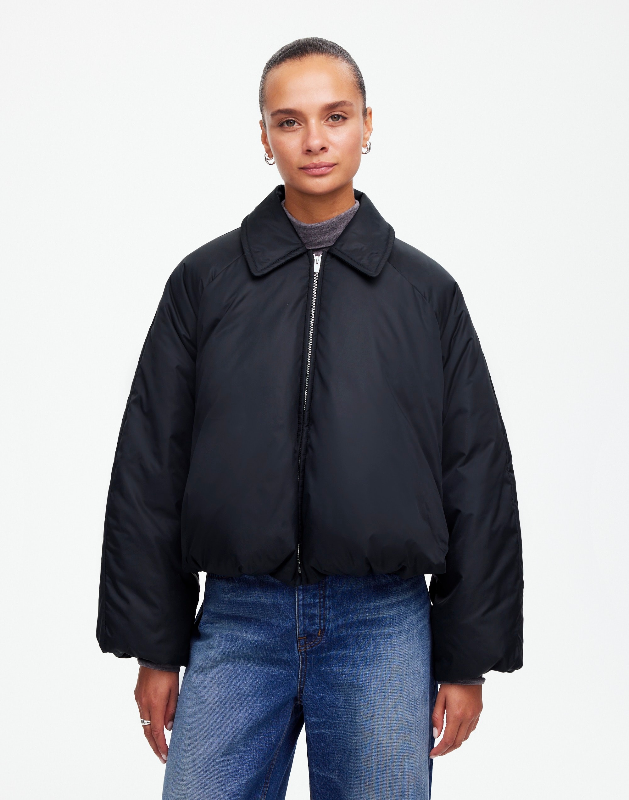 Bomber Puffer Jacket | Madewell