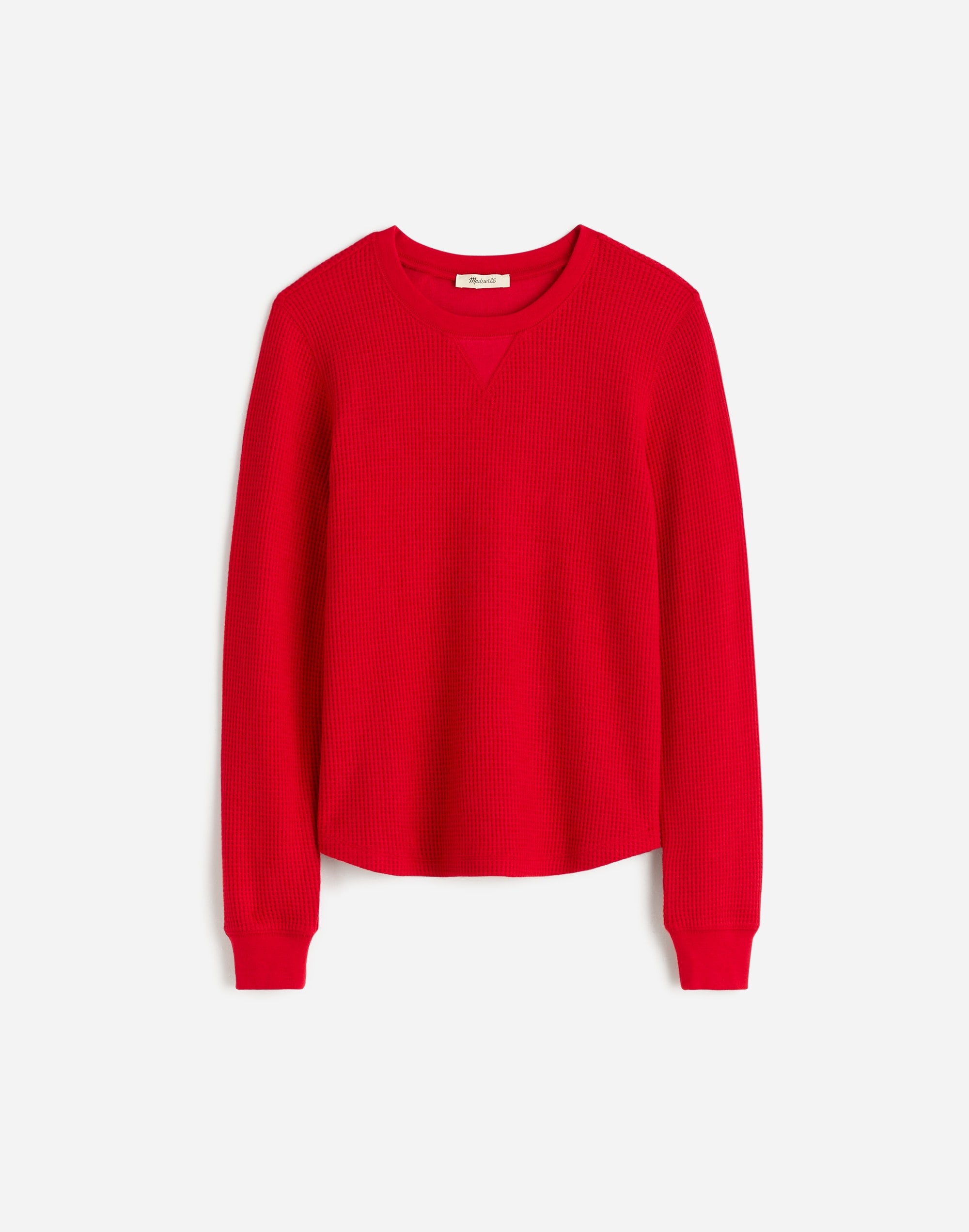 Waffle-Knit Raglan Tee | Madewell