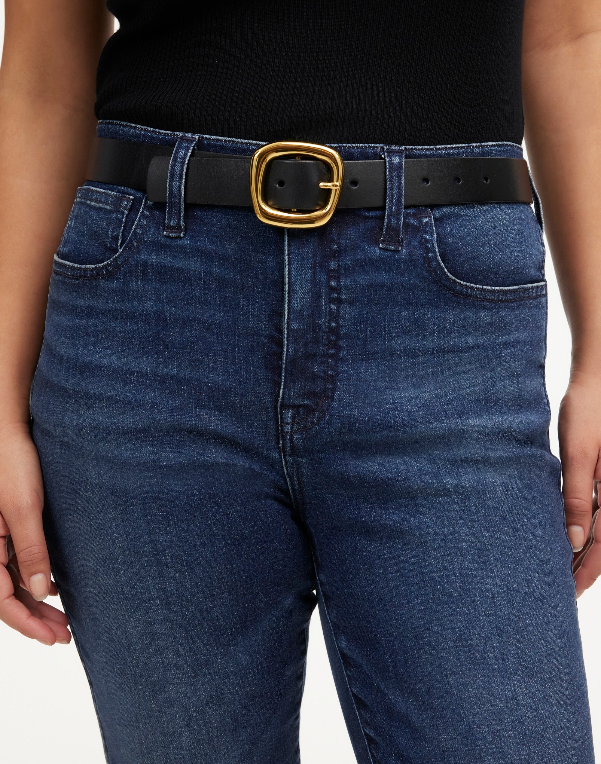 Sculptural Buckle Belt | Madewell