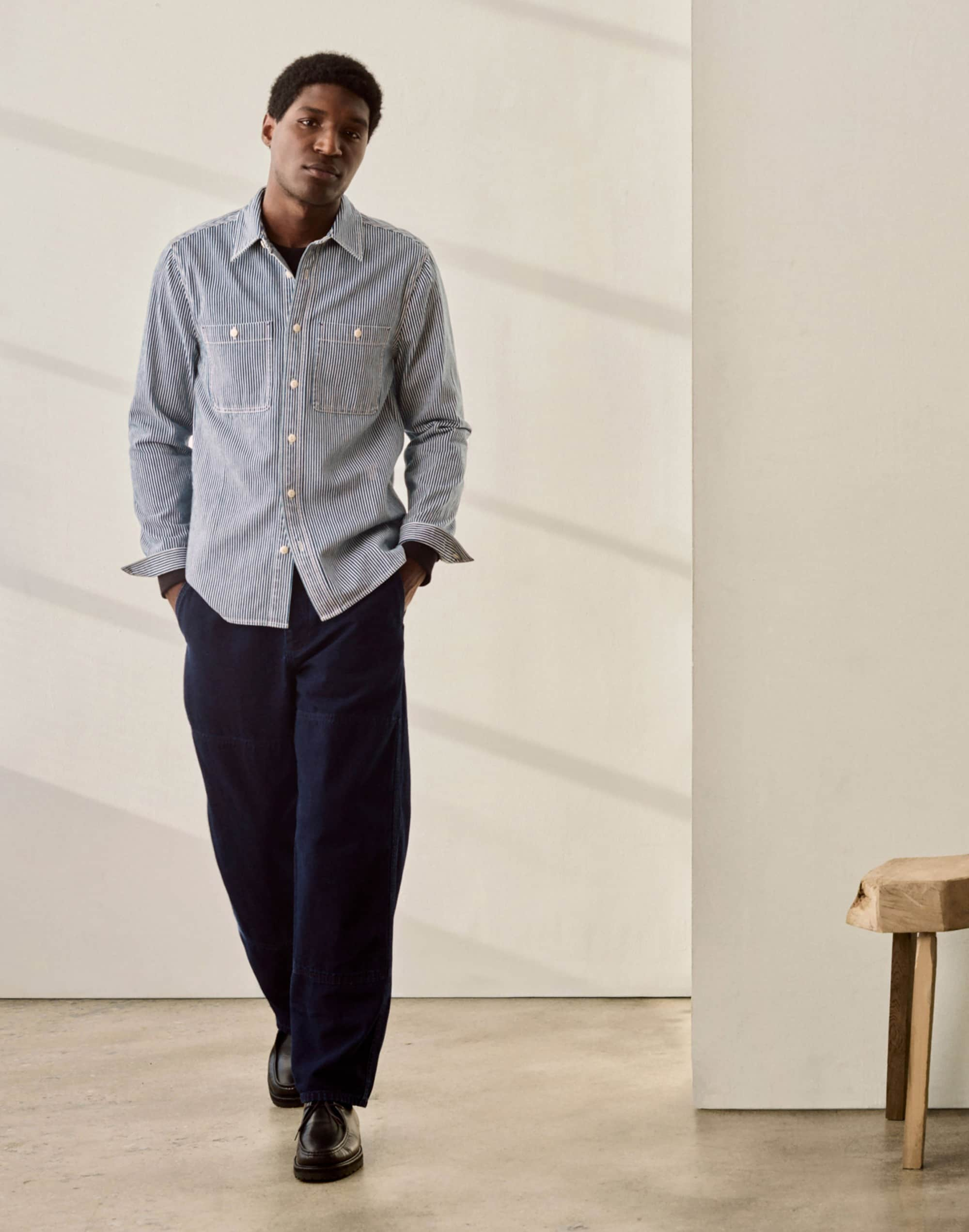 The Indigo-Dyed Canvas Utility Pant | Madewell