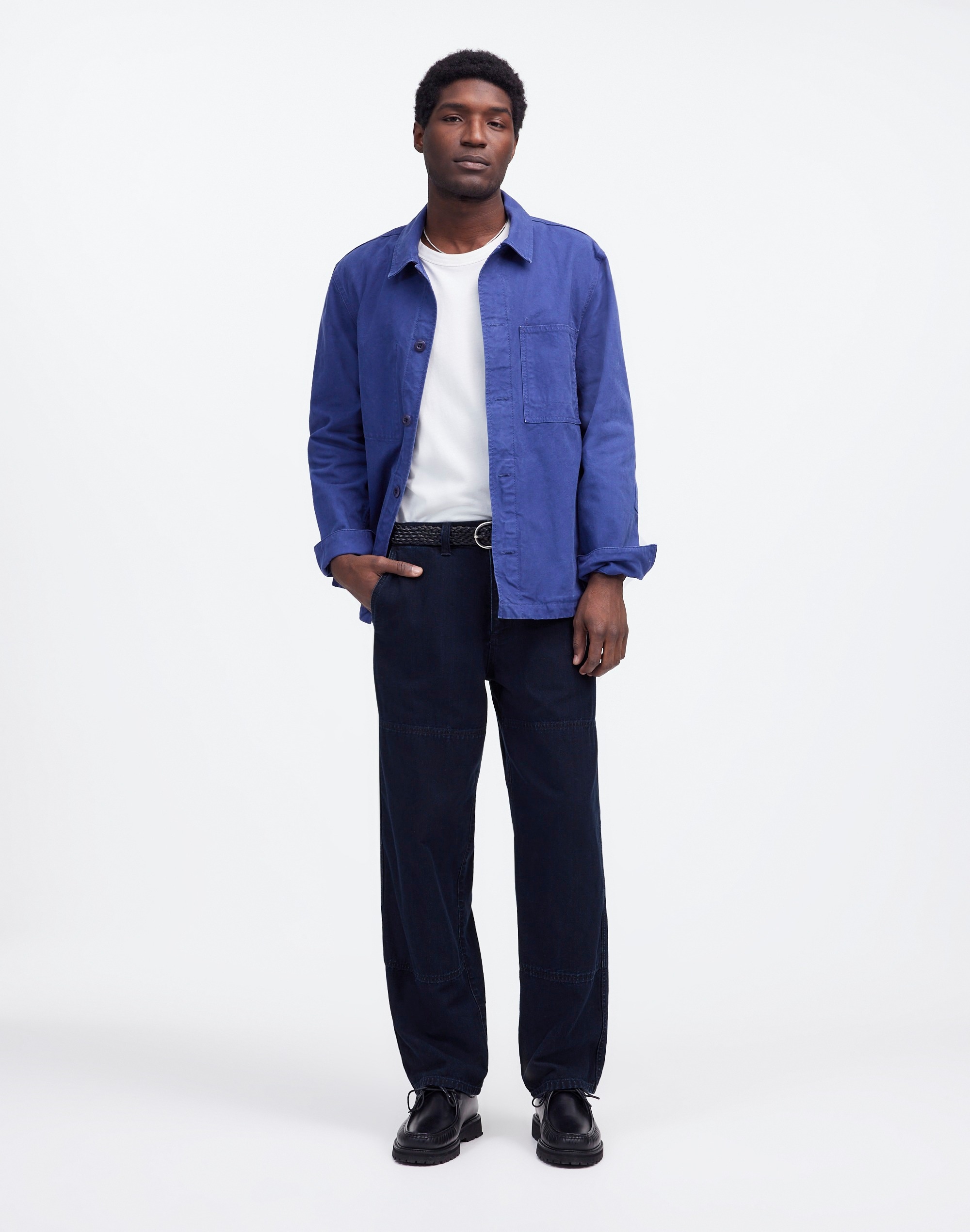 The Indigo-Dyed Canvas Utility Pant | Madewell