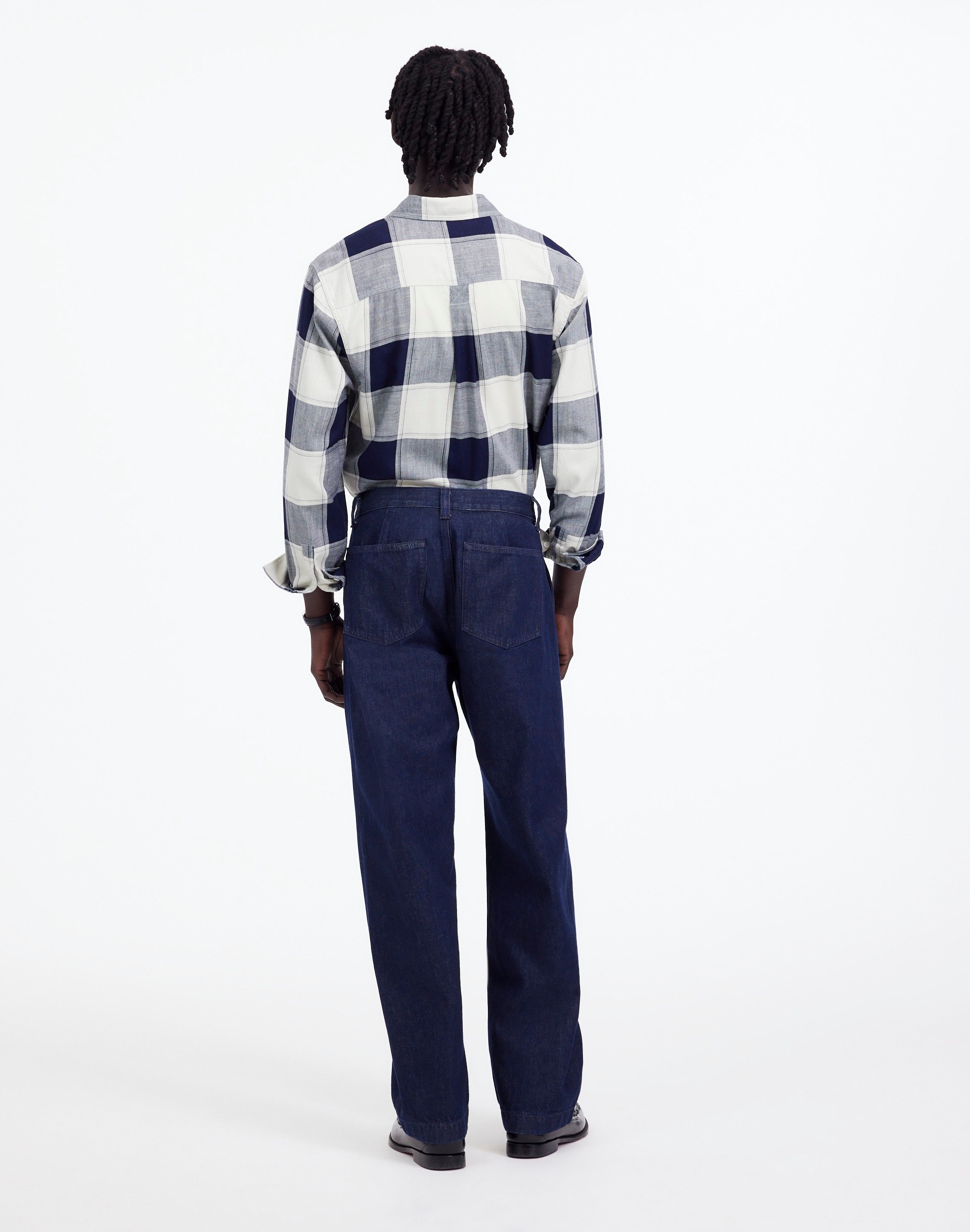 Pleated Denim Pants Northbrook Wash | Madewell