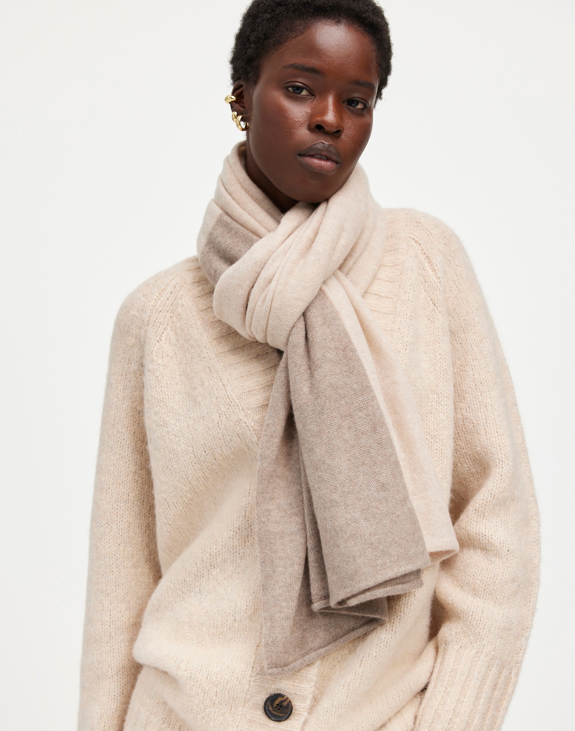 Colorblock Cashmere Scarf | Madewell