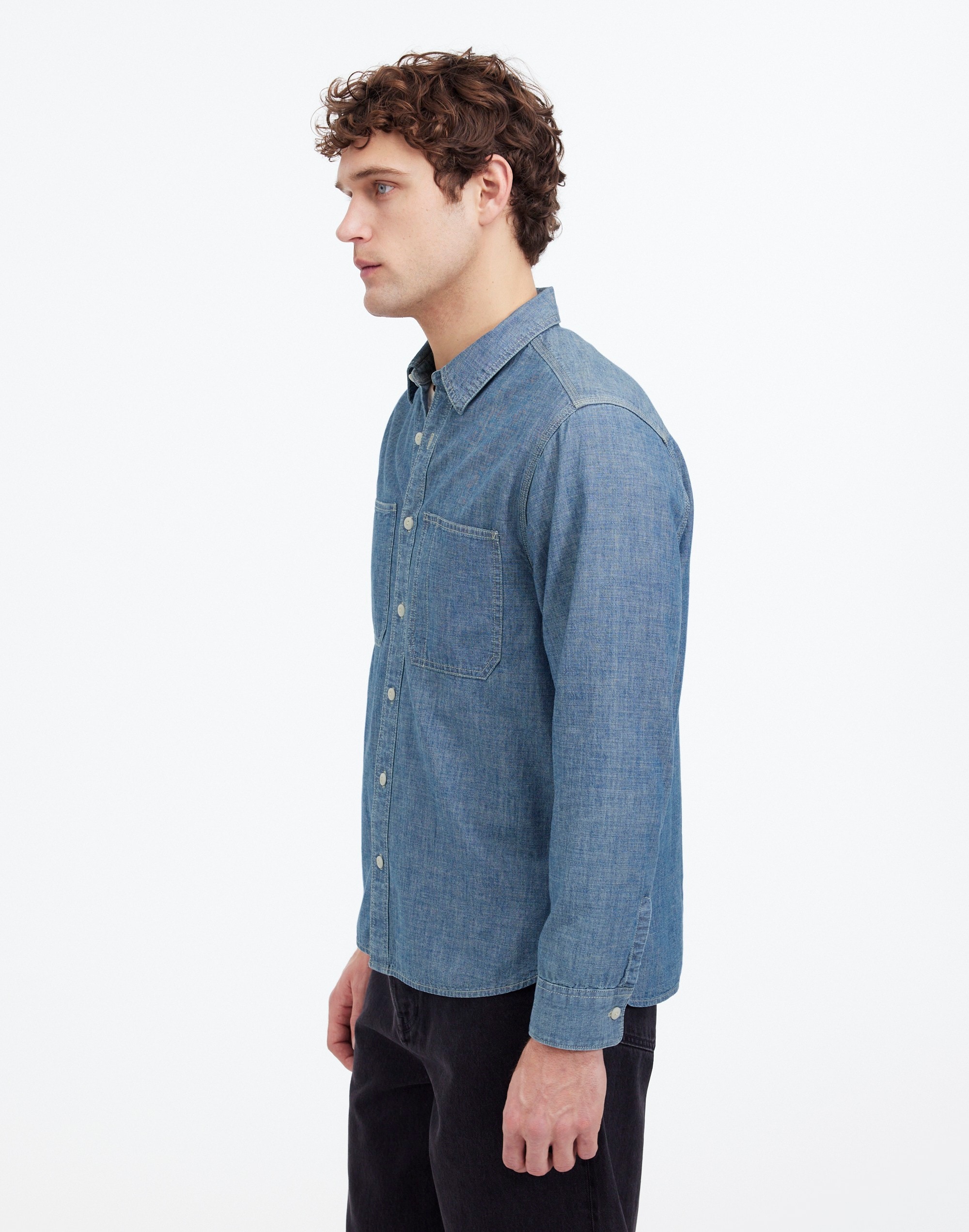 Button-Up Shirt Japanese Chambray | Madewell