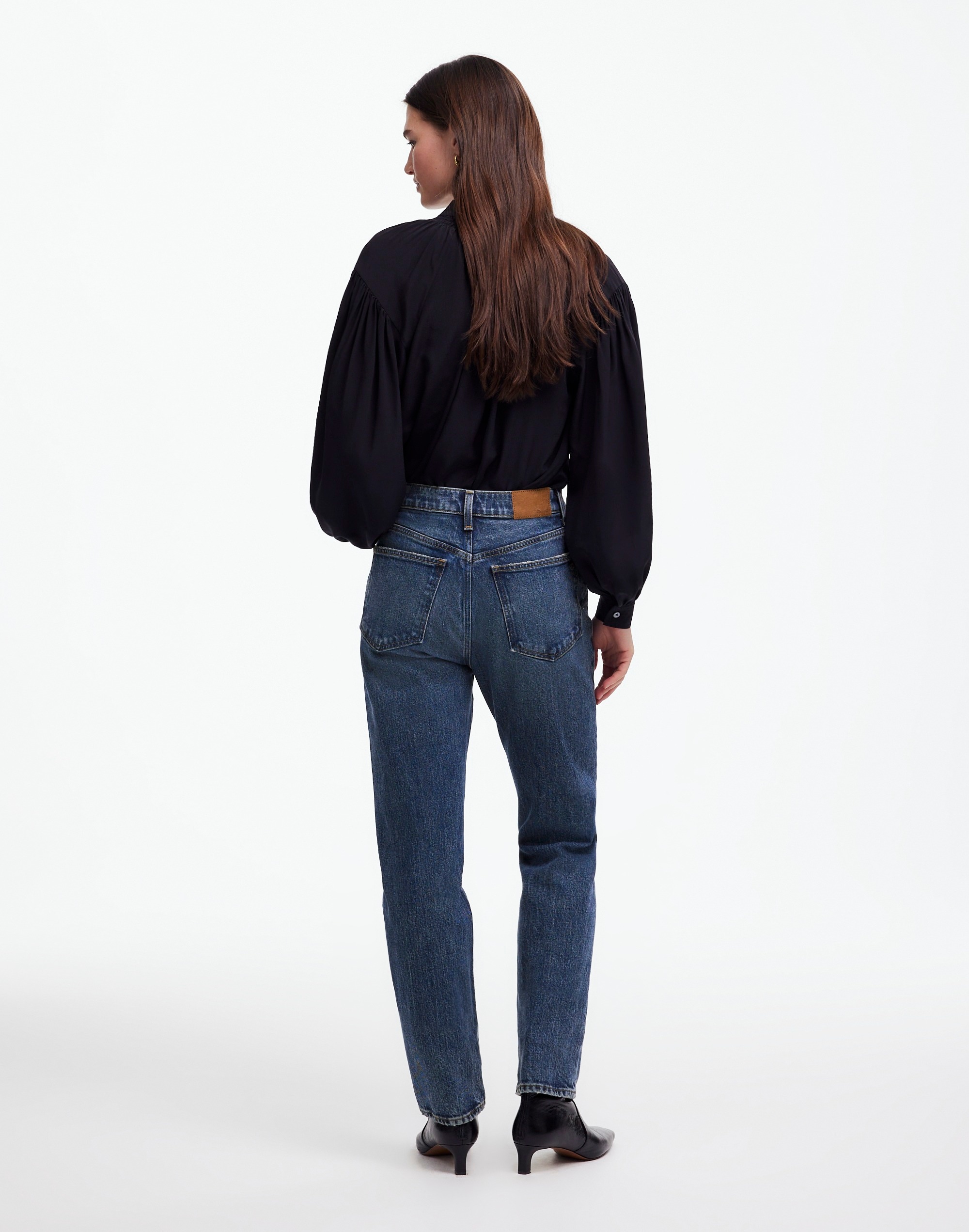 The '90s Straight Crop Jean Concho Wash | Madewell