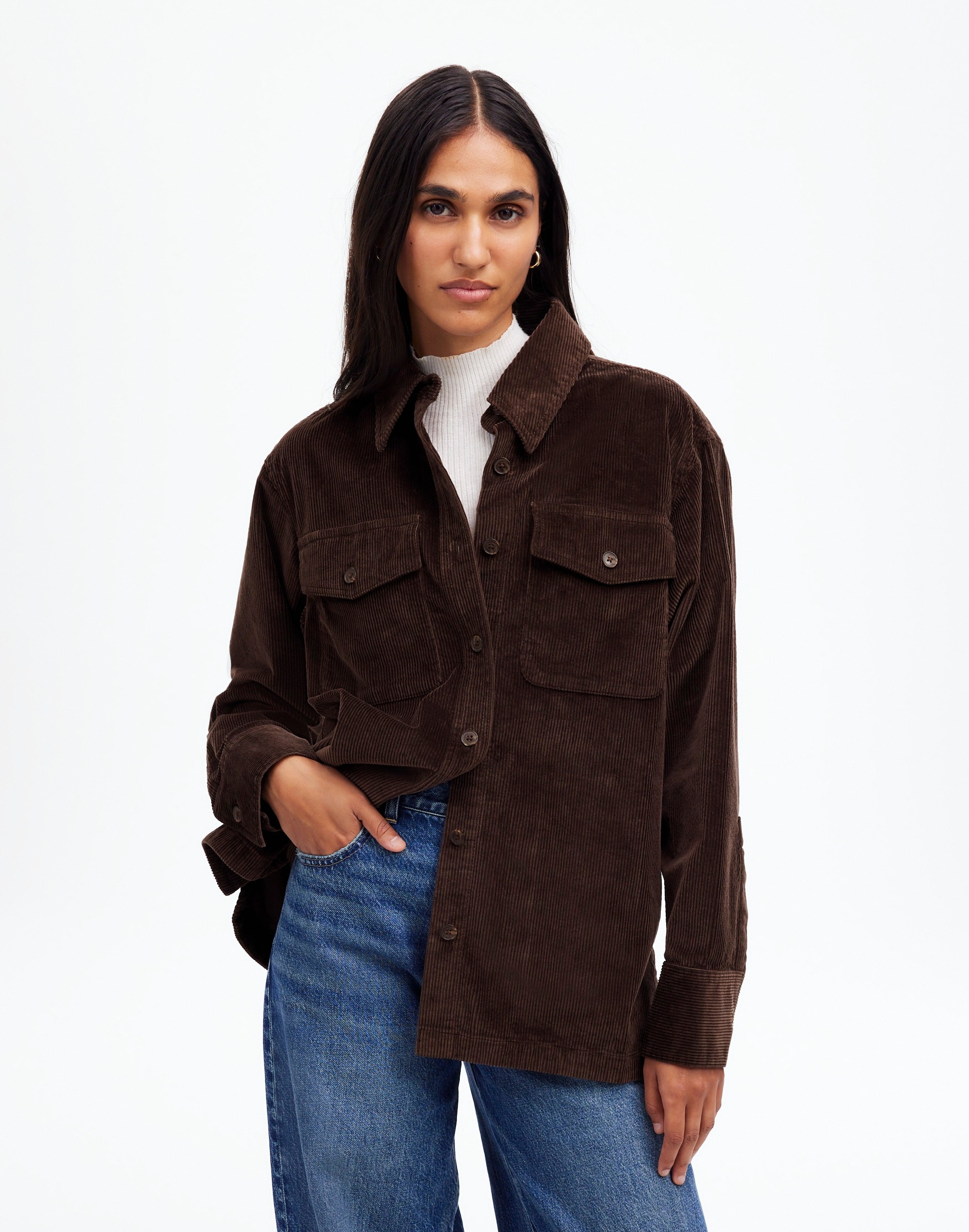 Corduroy Relaxed Shirt-Jacket | Madewell